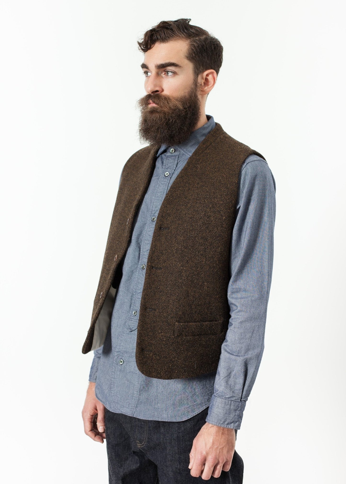 Kobe Vest in Brown - annaclothes