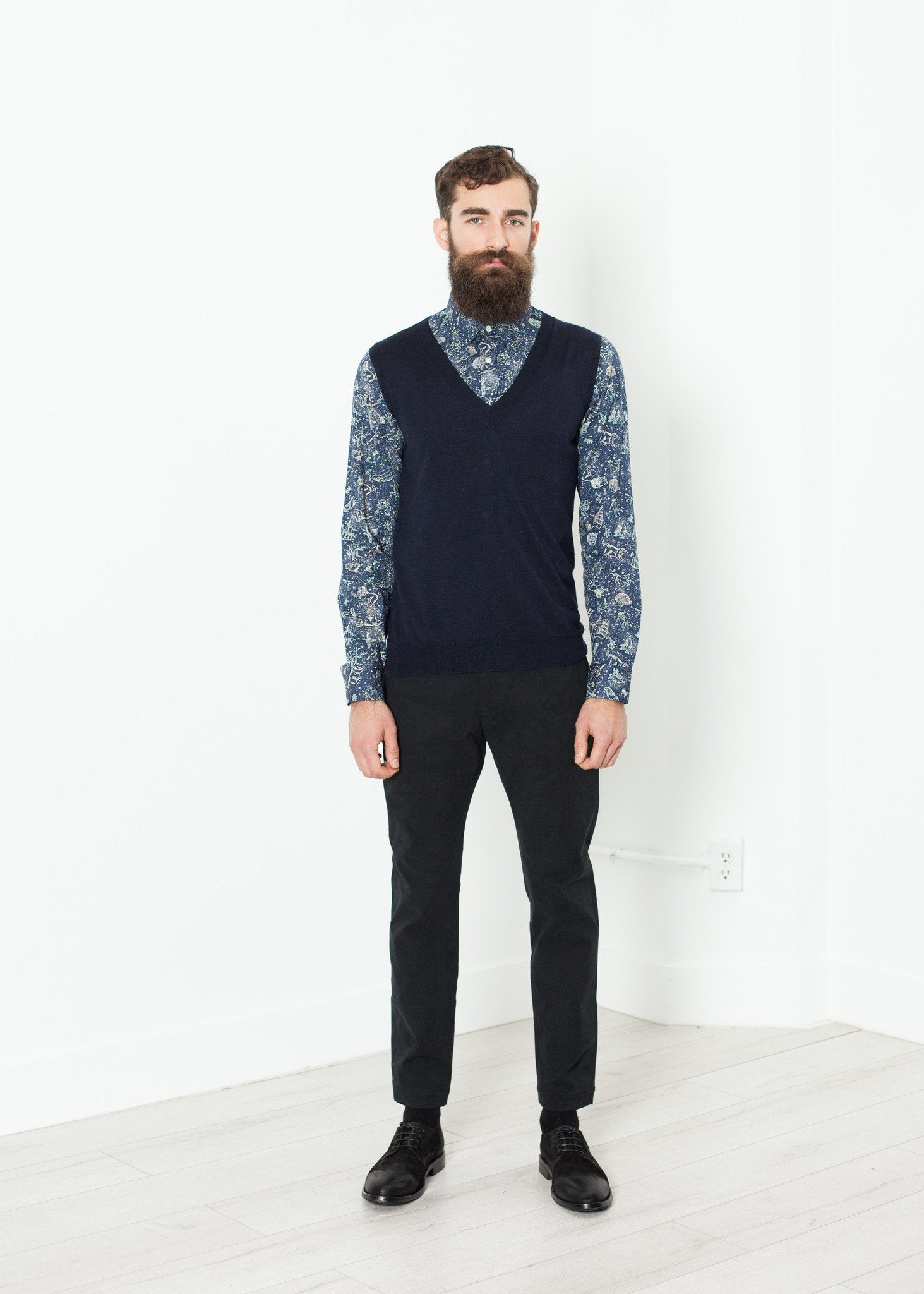 Camicia Slim Shirt in Celestial - annaclothes
