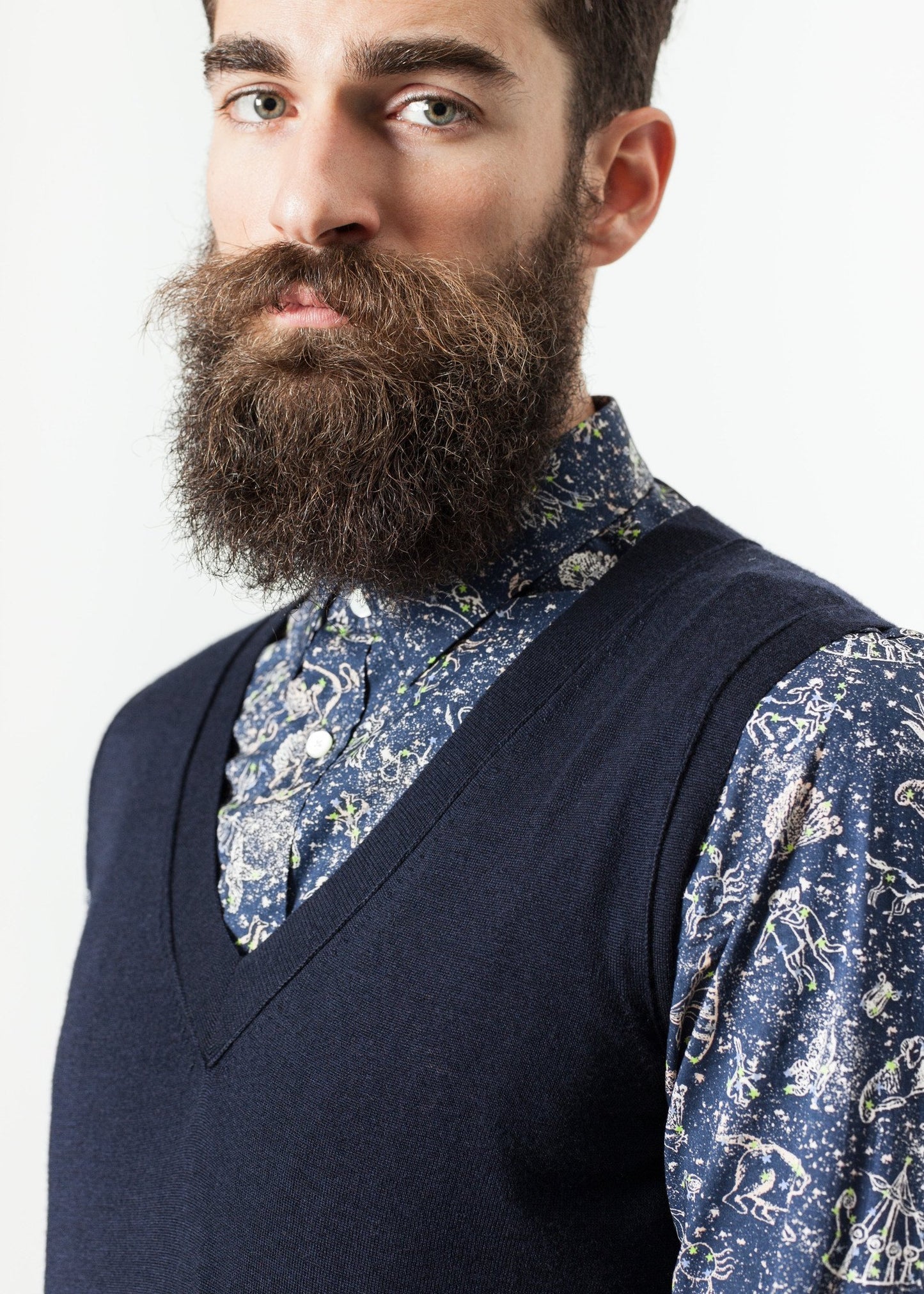 Basic Gilet in Navy - annaclothes