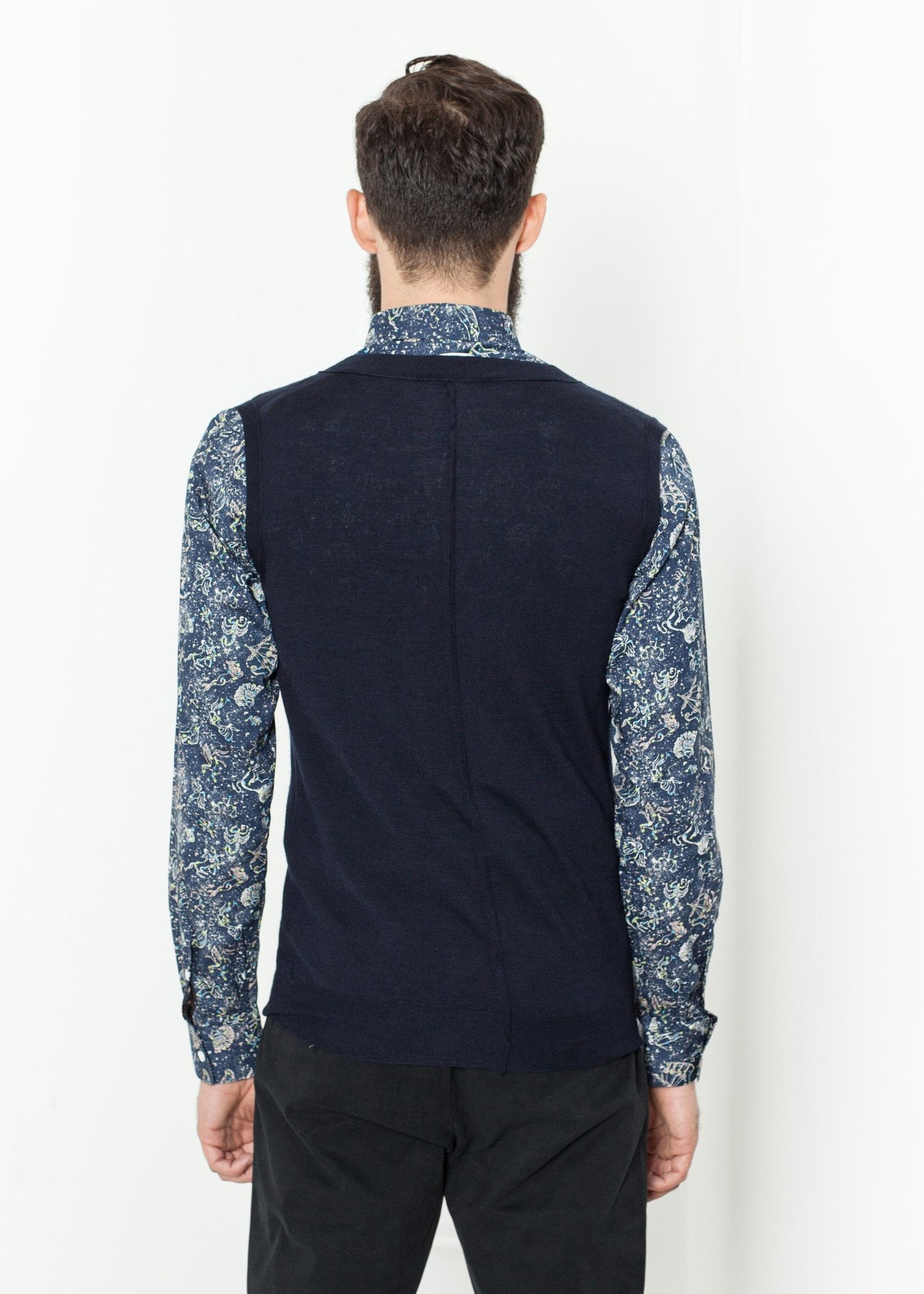 Basic Gilet in Navy - annaclothes