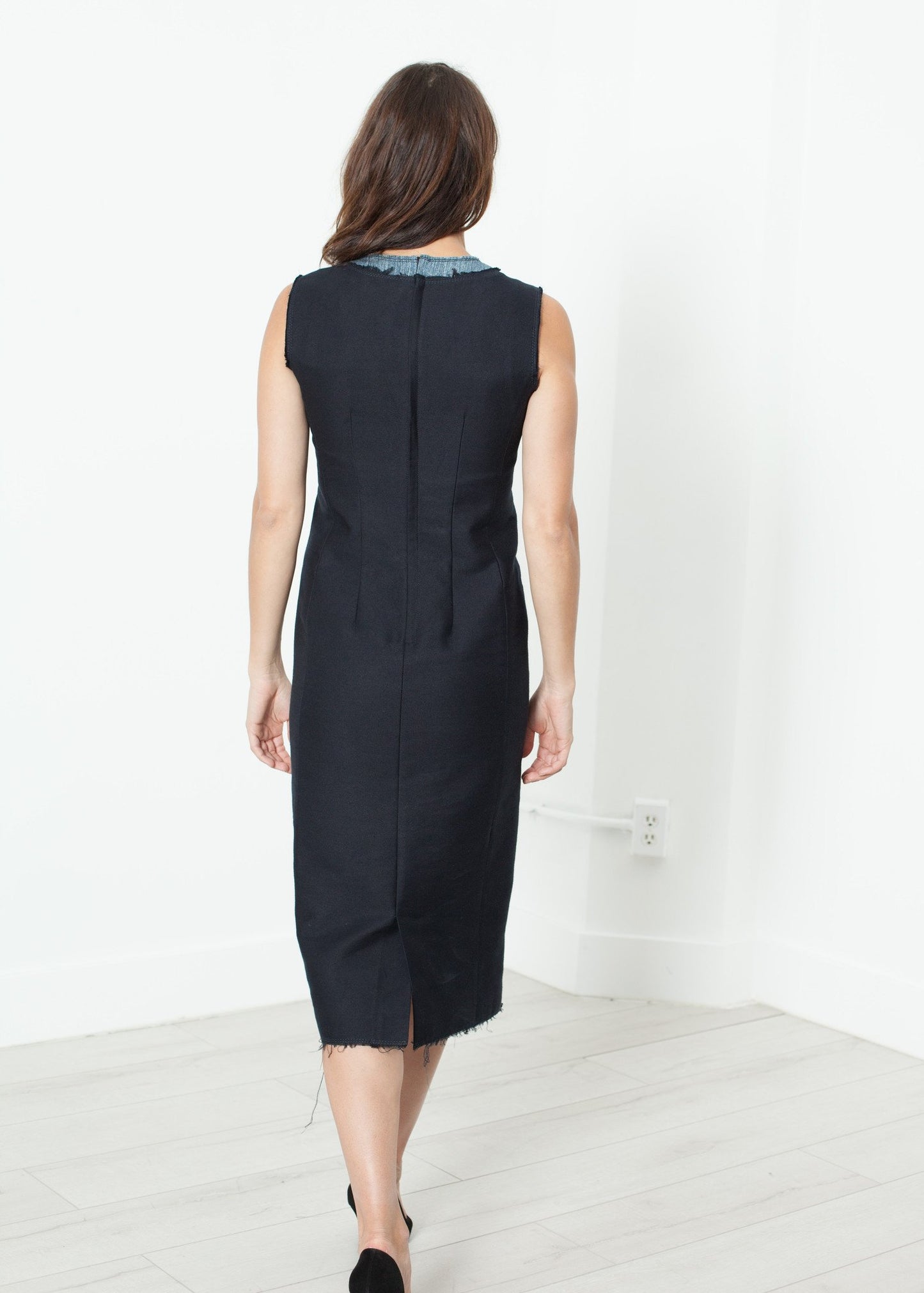 Denim Dress in Denim - annaclothes