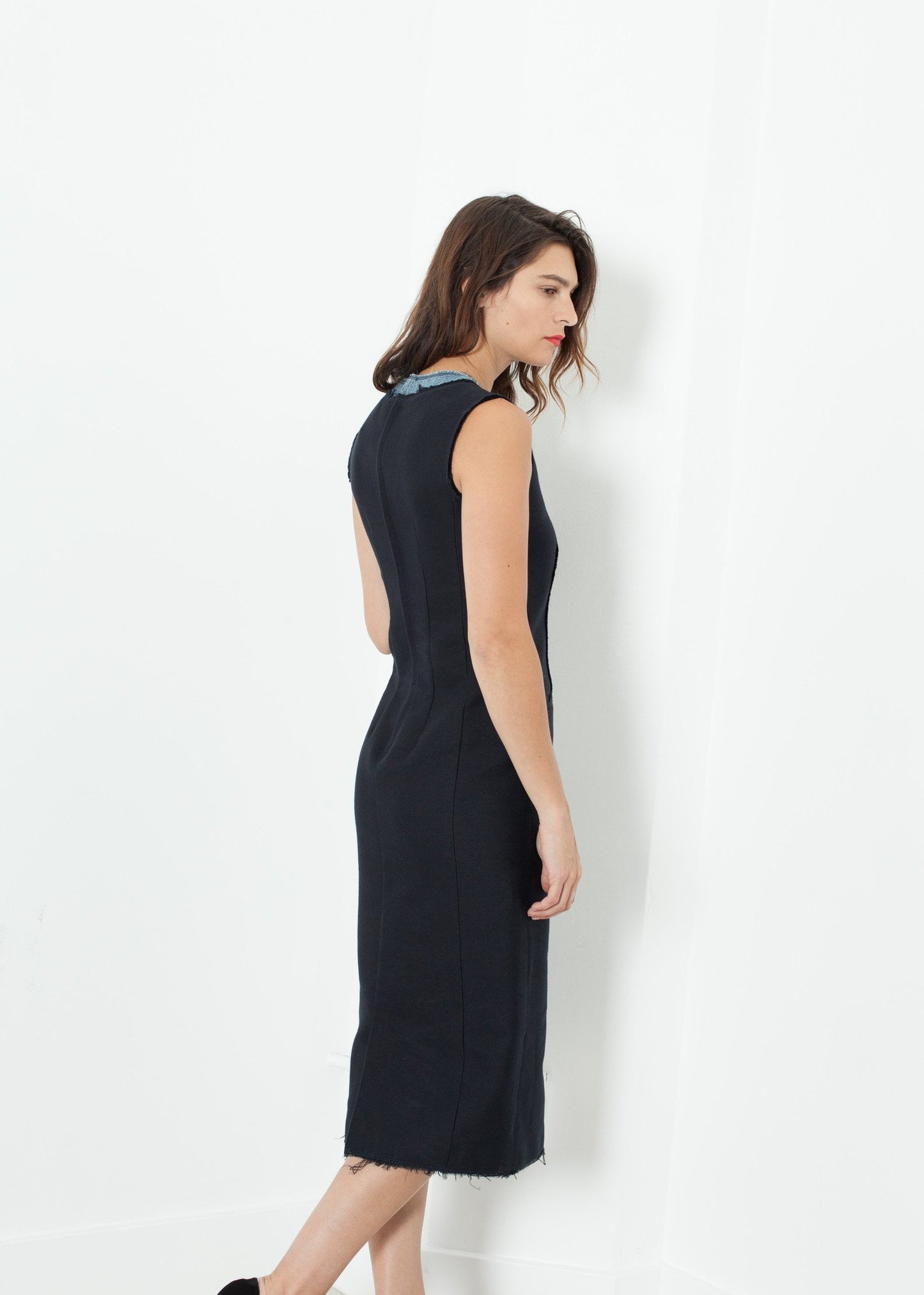 Denim Dress in Denim - annaclothes