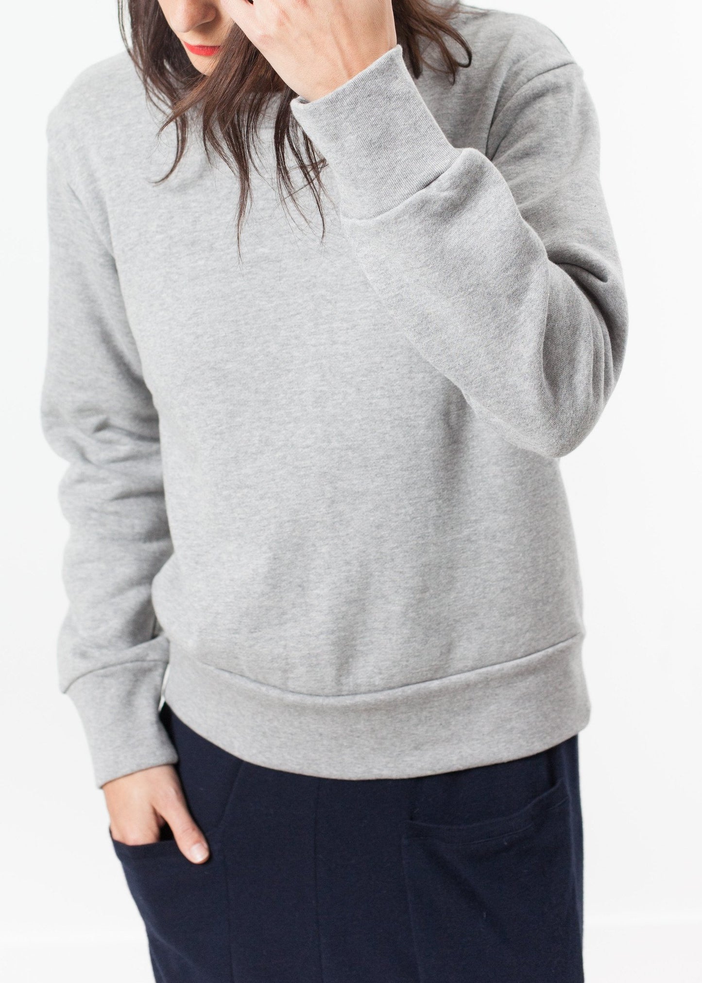 Loopwheeler Sweatshirt in Grey - annaclothes