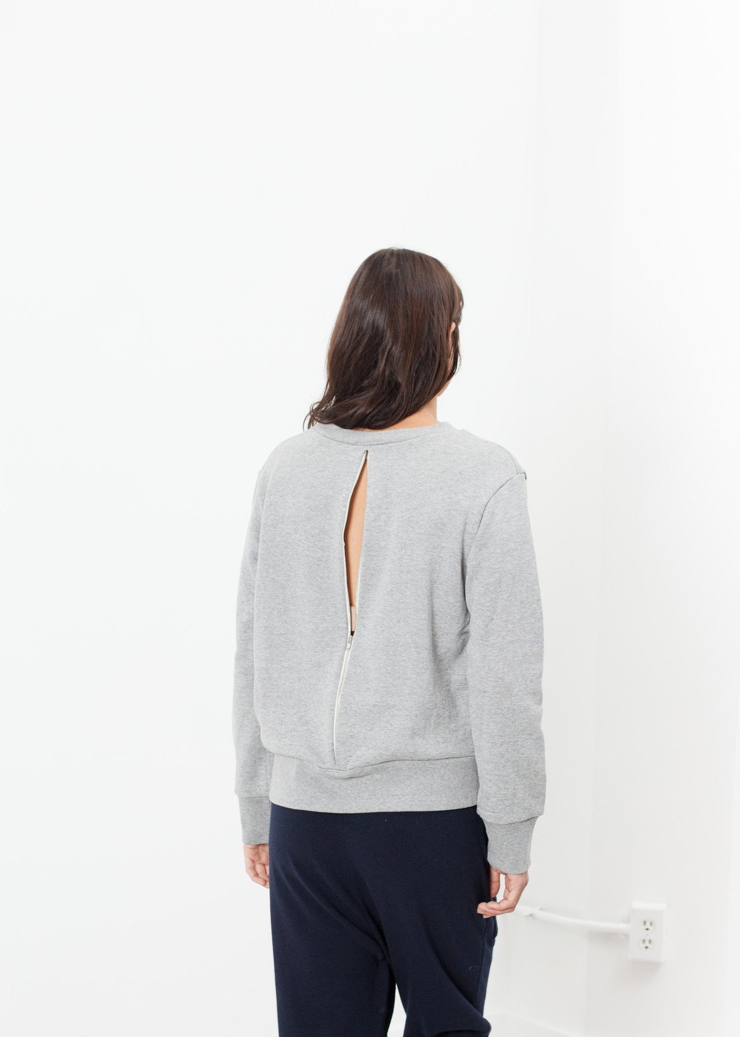 Loopwheeler Sweatshirt in Grey - annaclothes