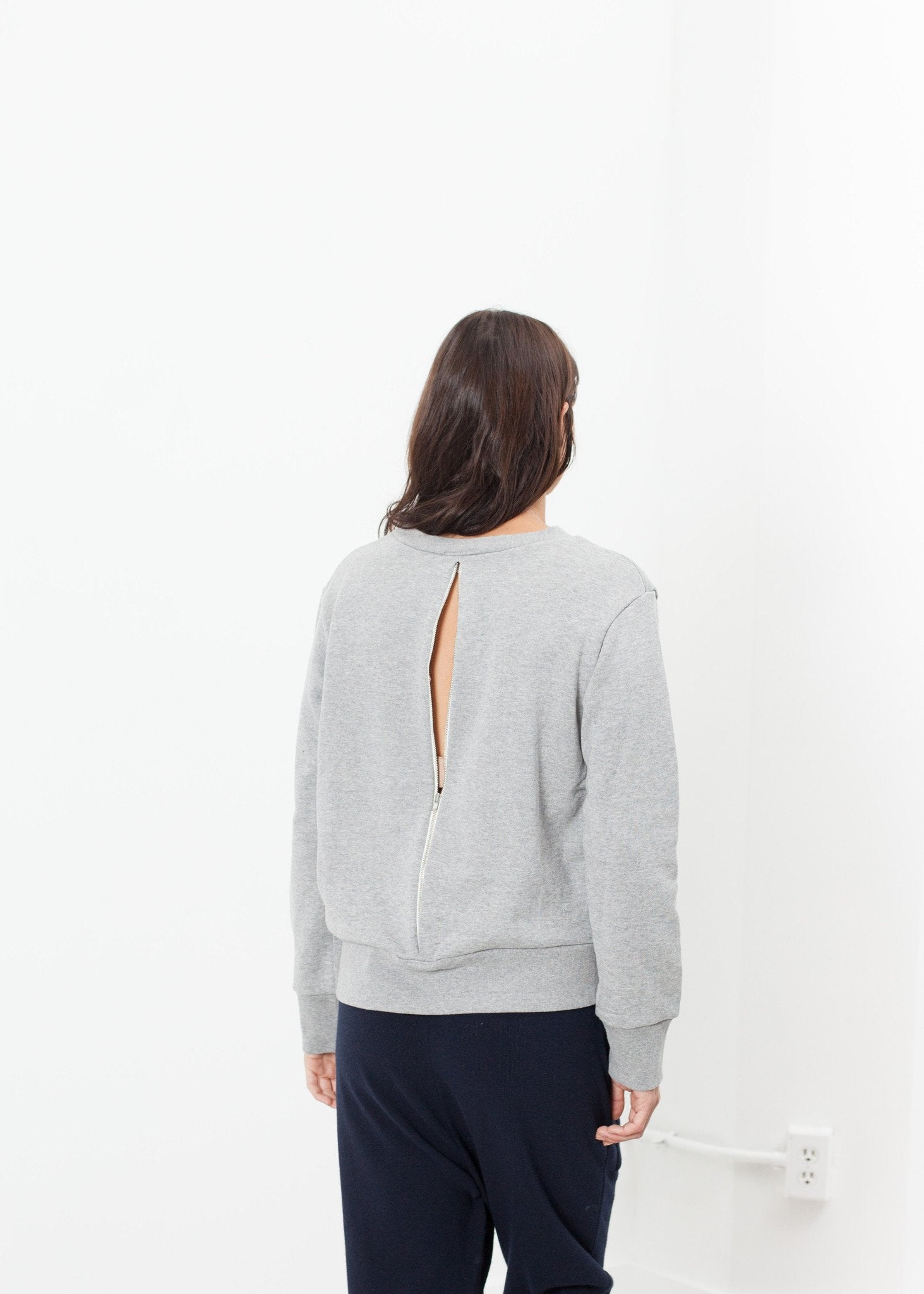 Loopwheeler Sweatshirt in Grey - annaclothes