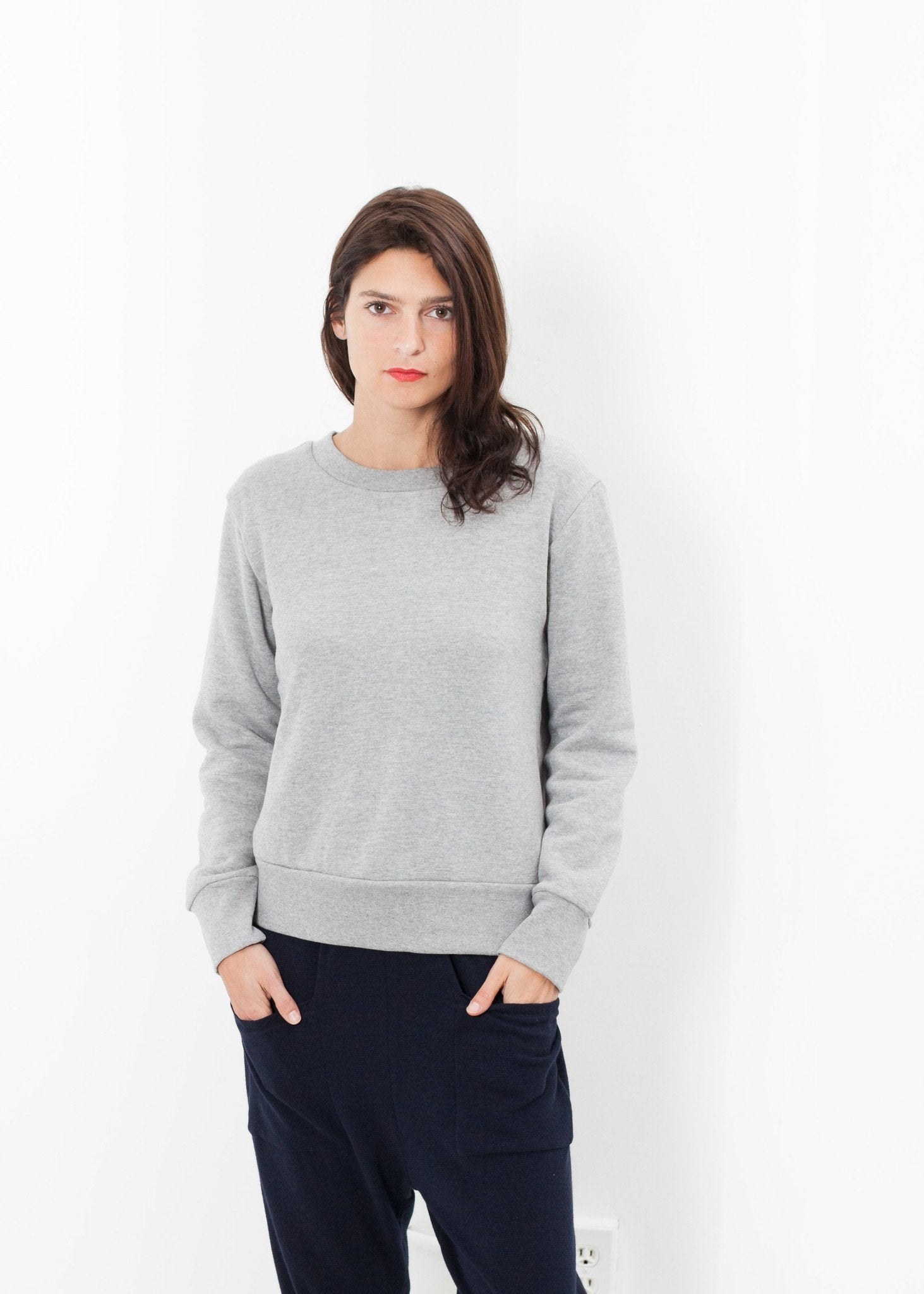 Loopwheeler Sweatshirt in Grey - annaclothes