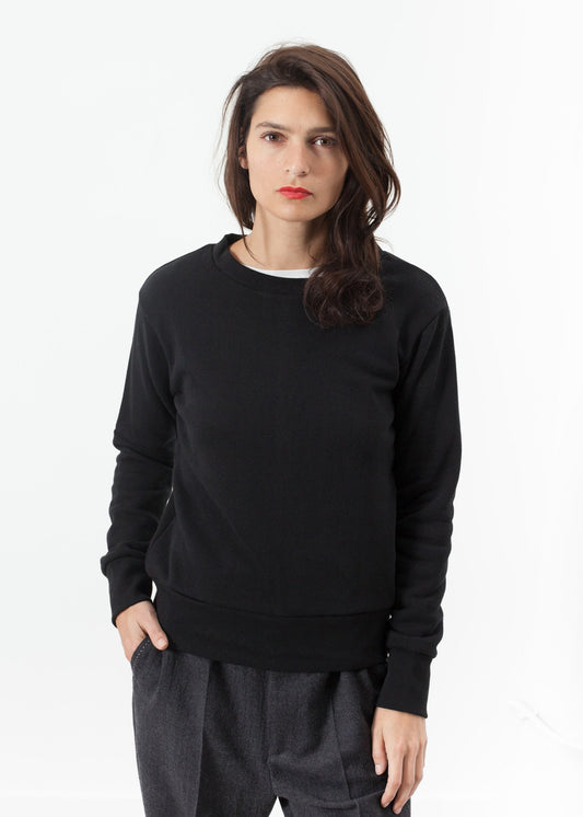Loopwheeler Sweatshirt in Black - annaclothes