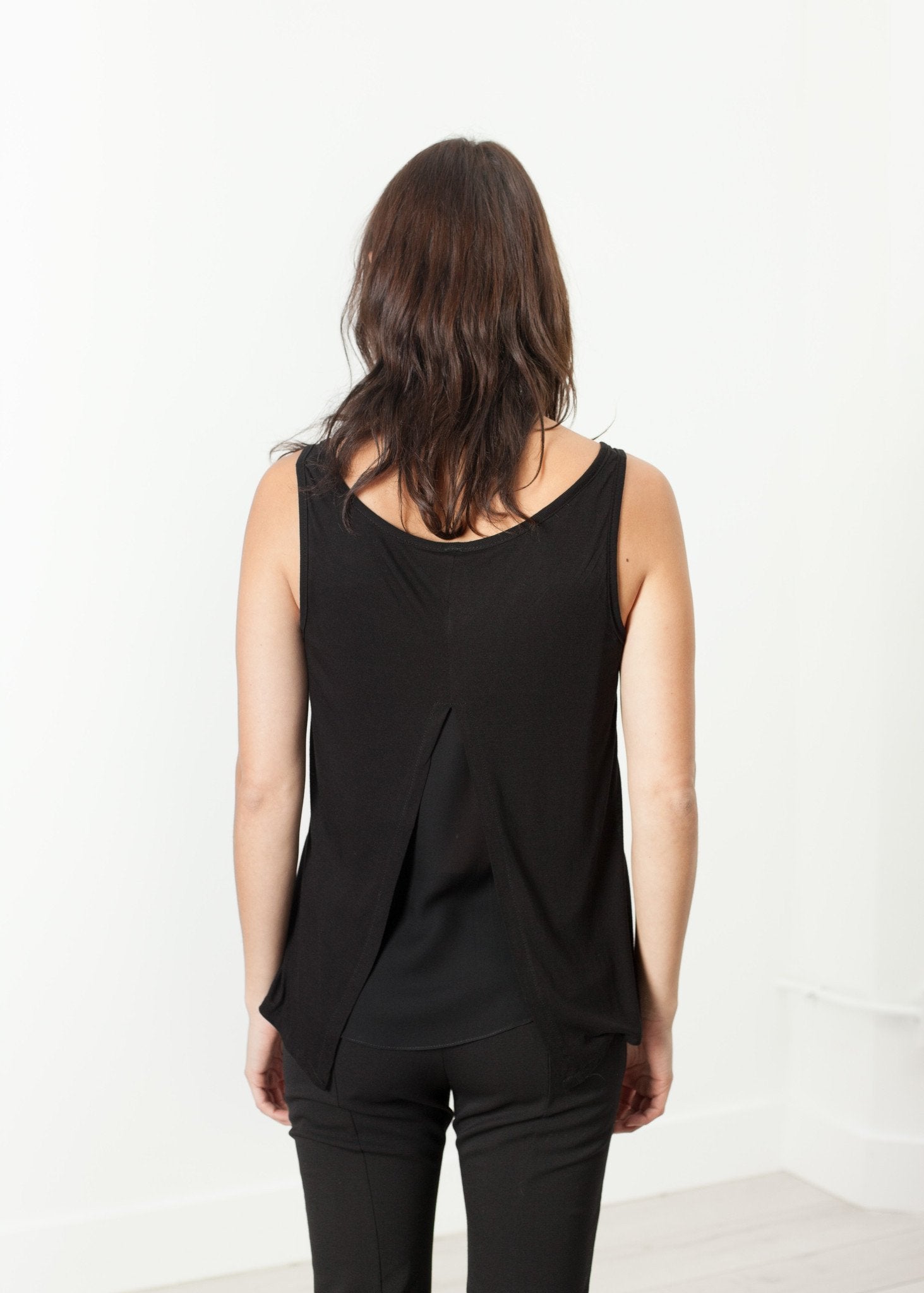 Brandy Tank in Black - annaclothes