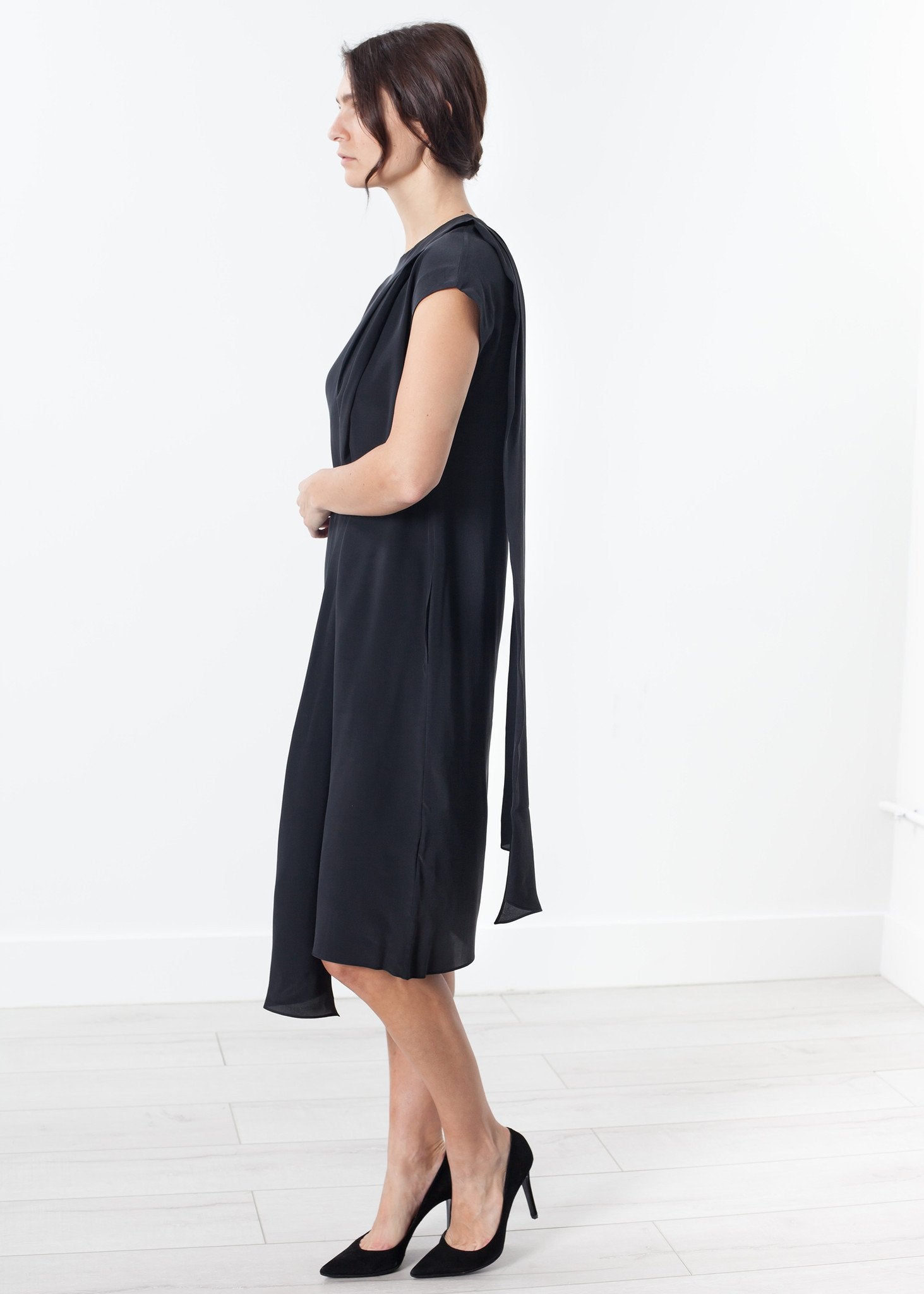 Elvira Dress in Black - annaclothes