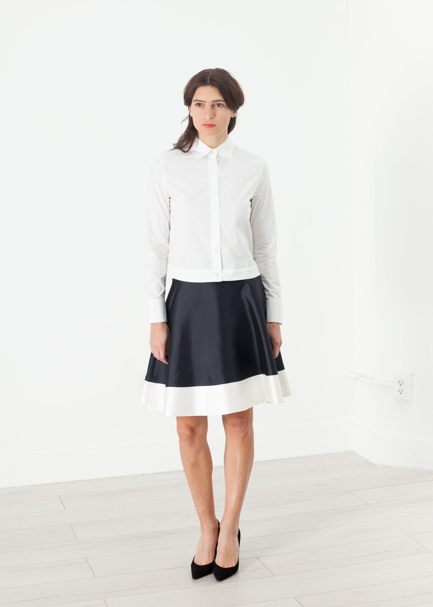 Circle Skirt in Navy - annaclothes