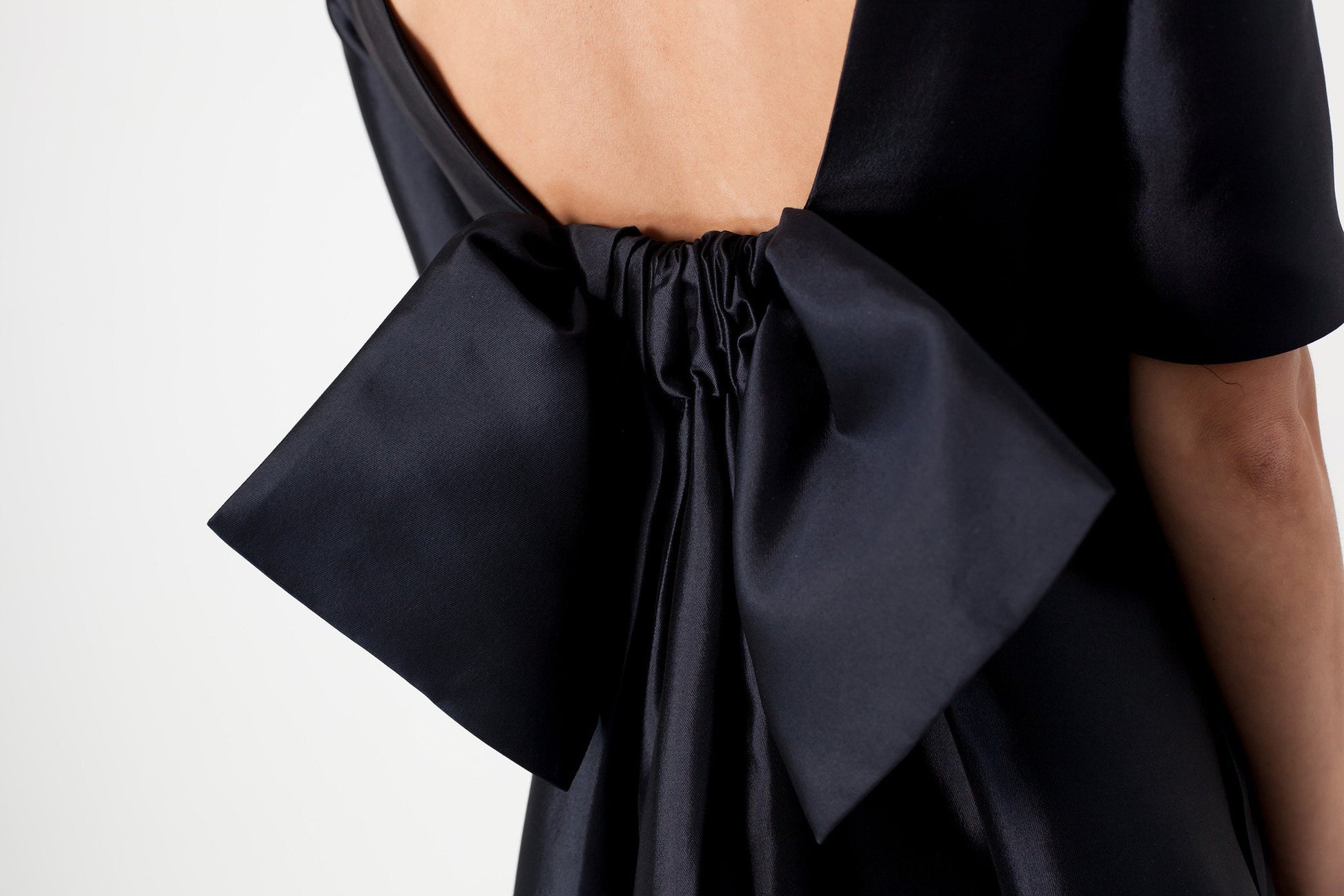 Tie Dress in Navy - annaclothes