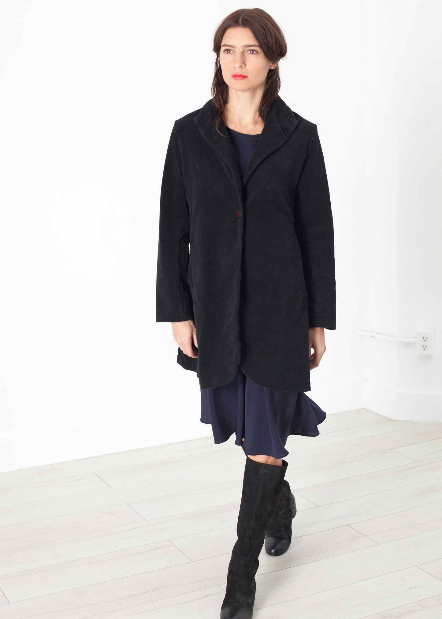 Griffon Coat in Black - annaclothes