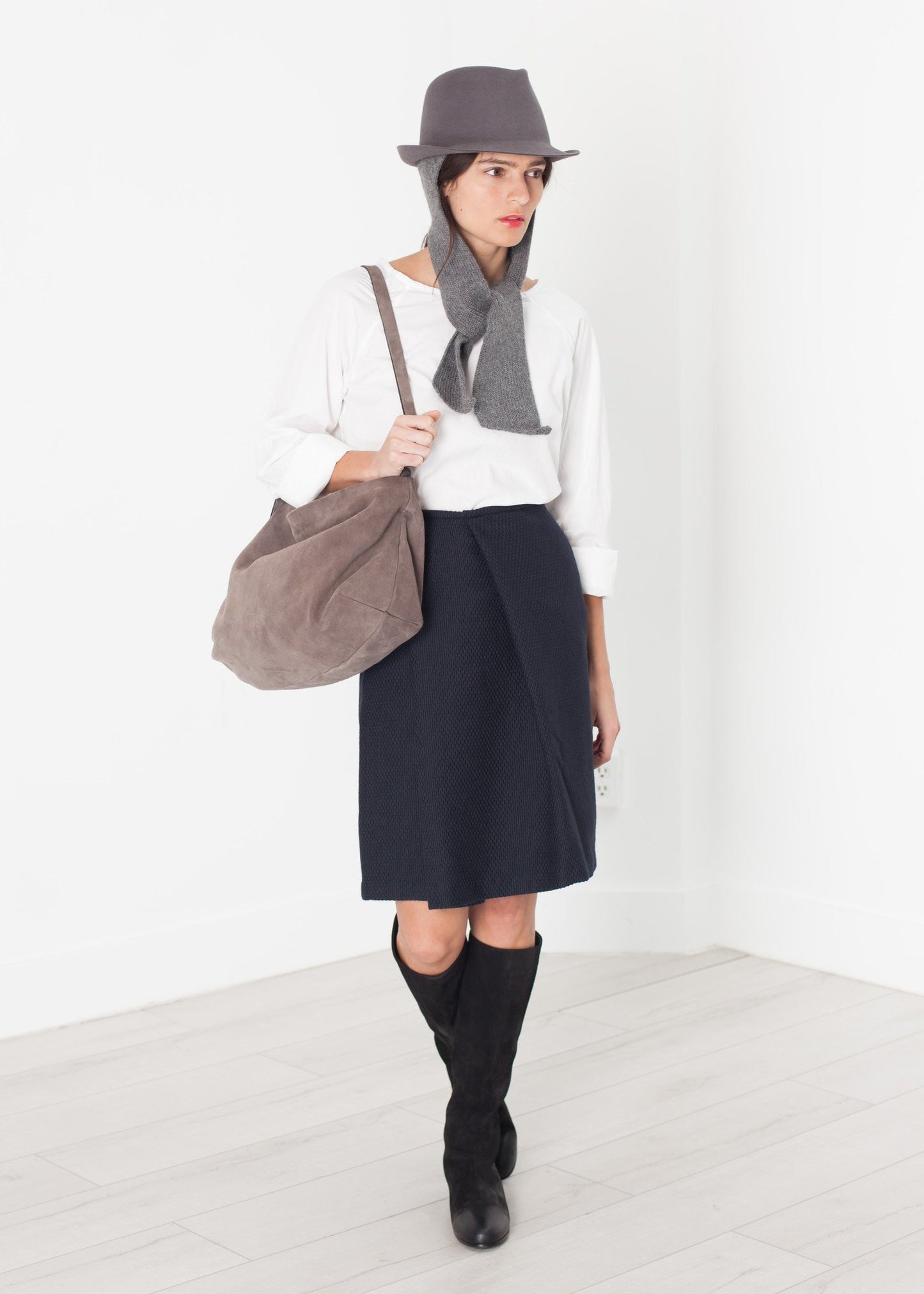 Kate Hat in Steel Grey - annaclothes