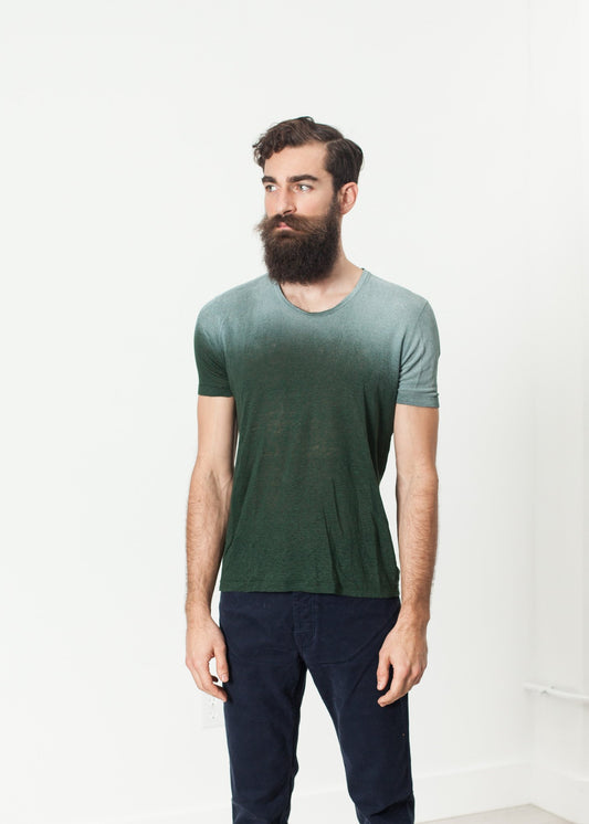 Overprint T-Shirt in Green - annaclothes