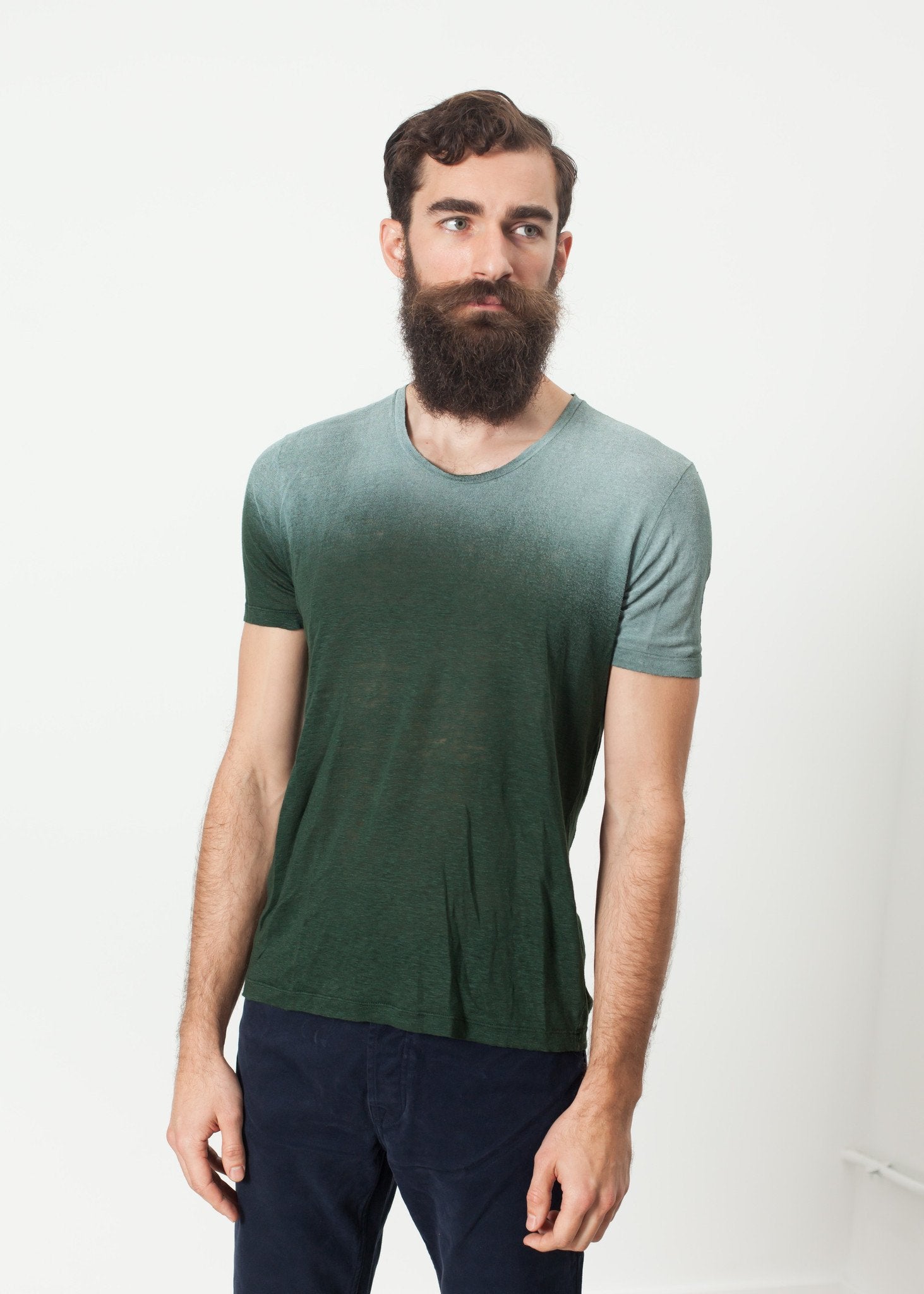 Overprint T-Shirt in Green - annaclothes