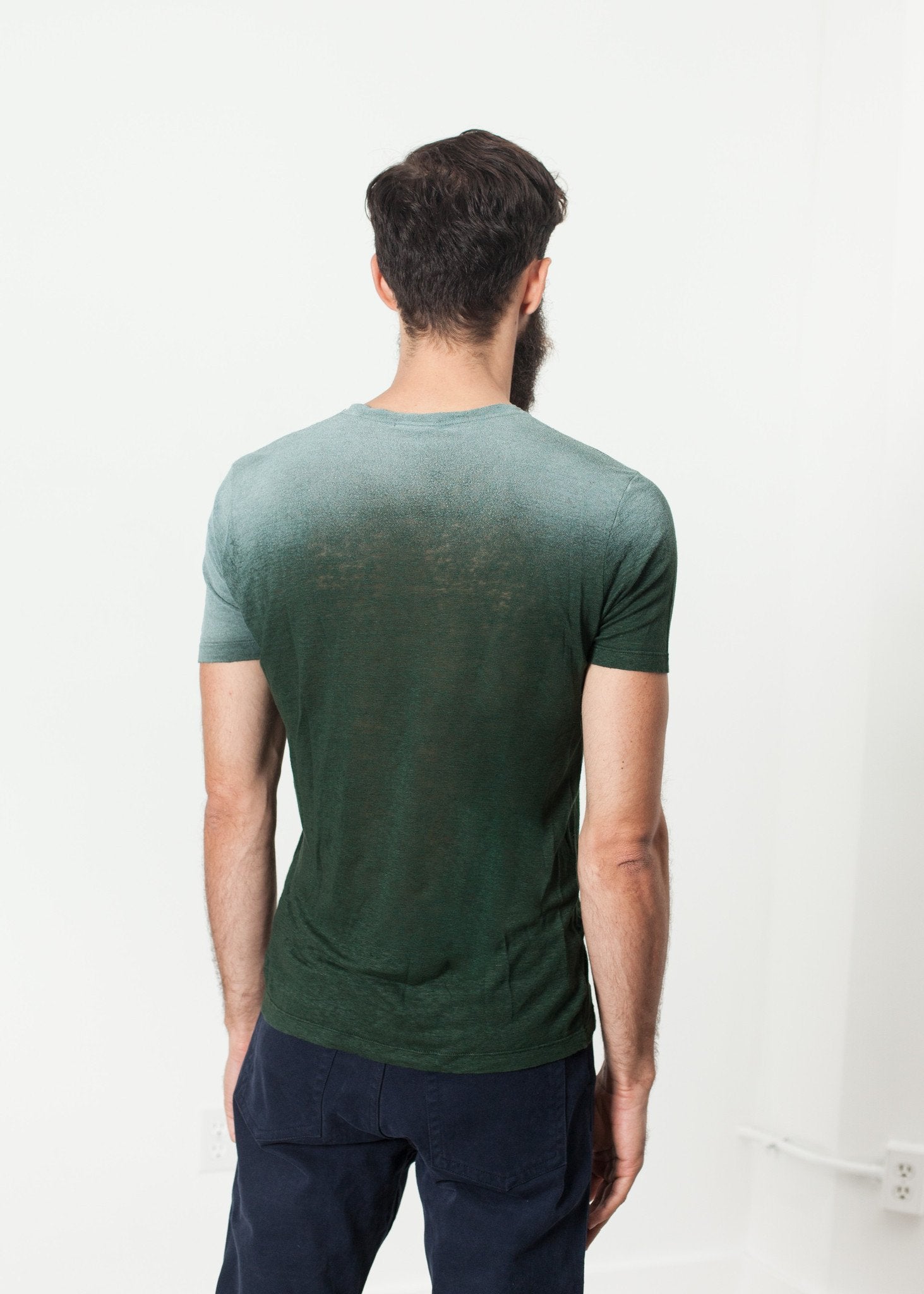 Overprint T-Shirt in Green - annaclothes