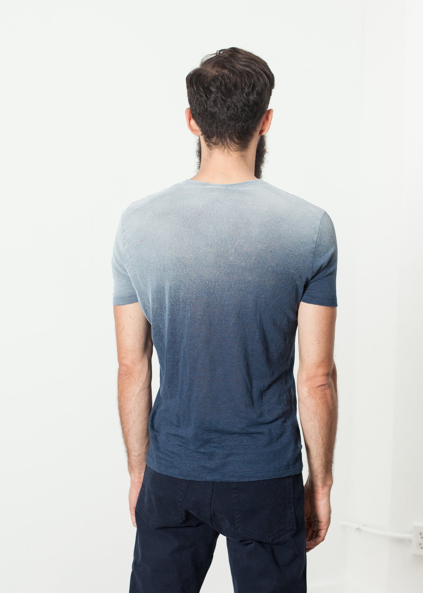 Overprint T-Shirt in Navy - annaclothes