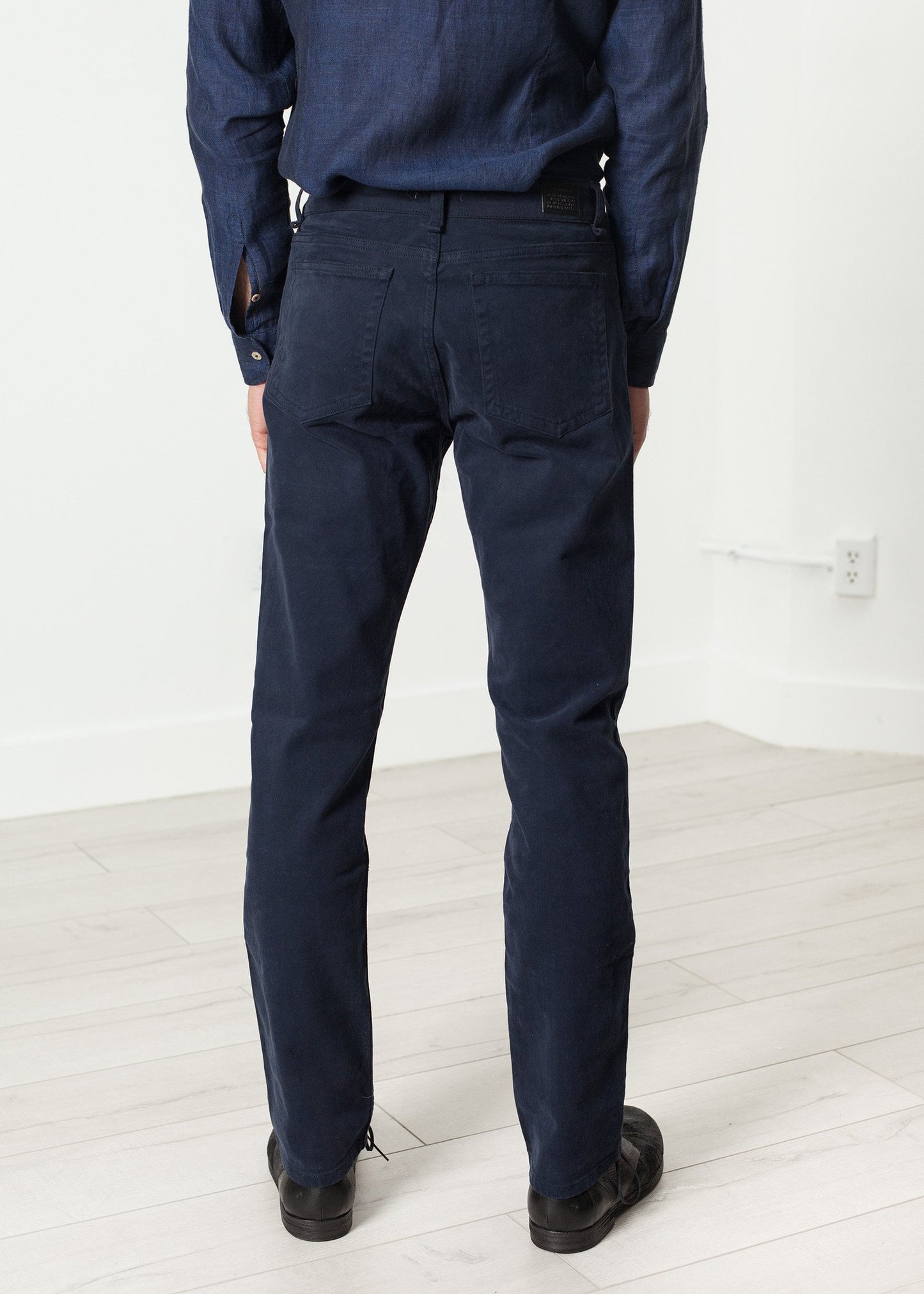 Alex Twill Pant in Navy - annaclothes