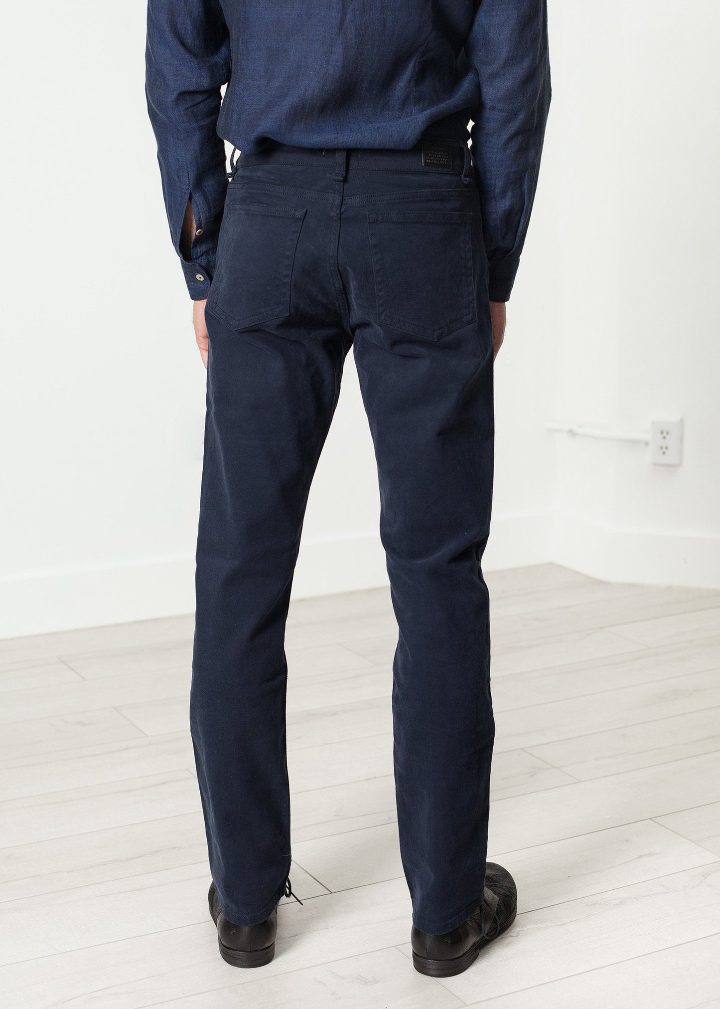 Alex Twill Pant in Navy - annaclothes