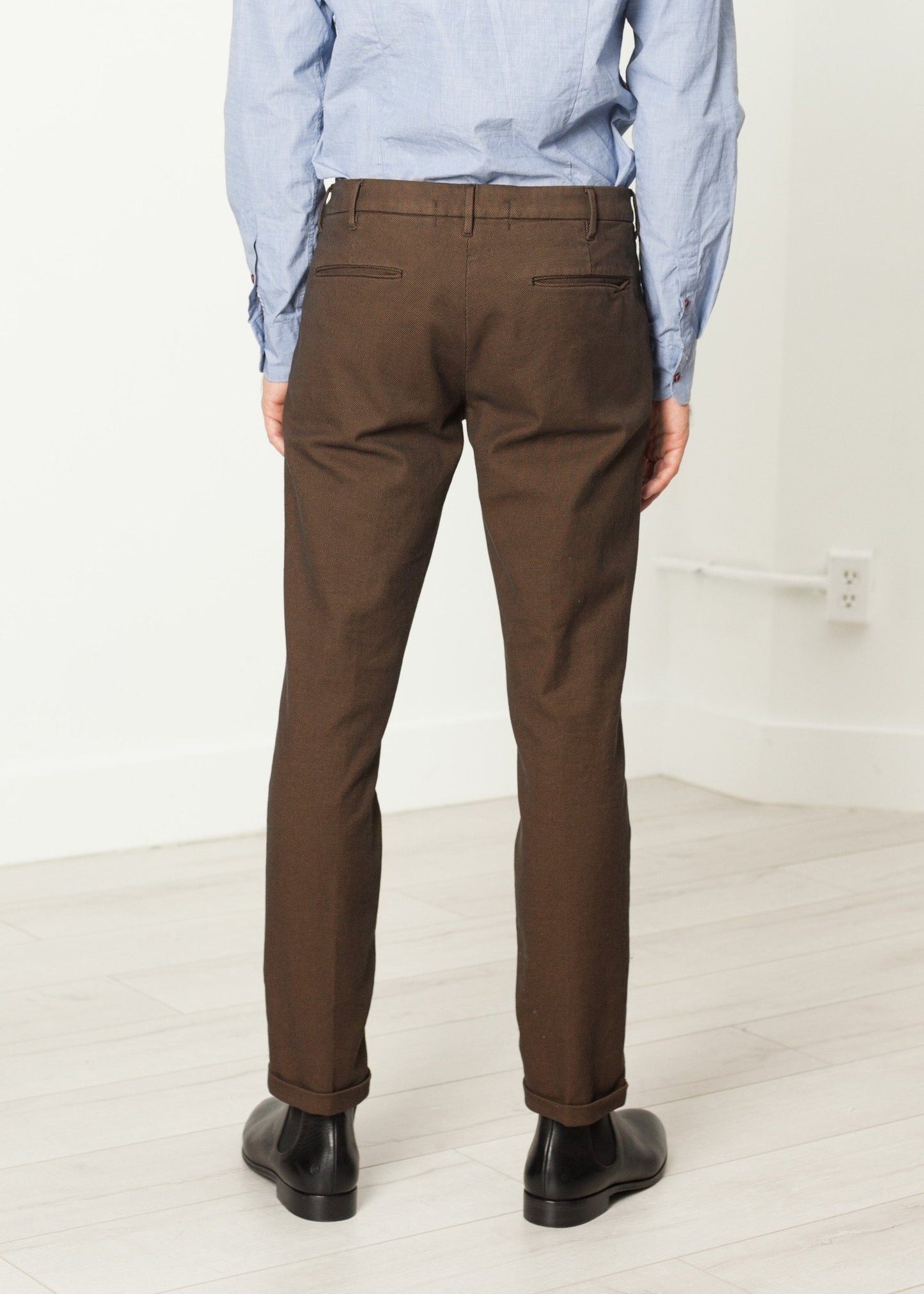 Diamond Weave Trouser in Hazel - annaclothes