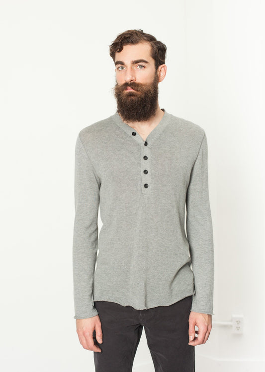 Garbo Henley in Grey - annaclothes
