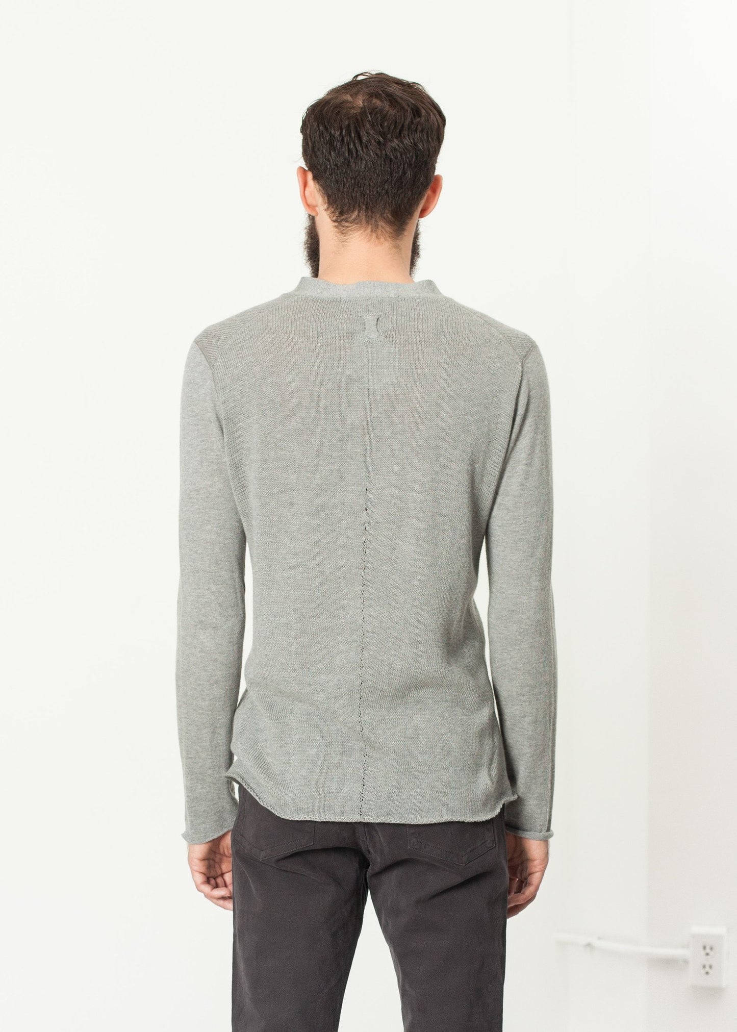 Garbo Henley in Grey - annaclothes