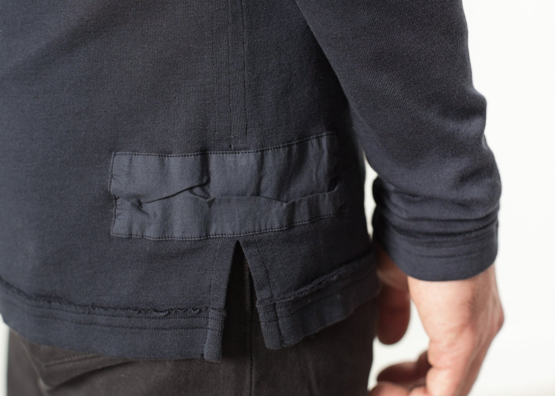 Cotton Henley in Blue Grey - annaclothes
