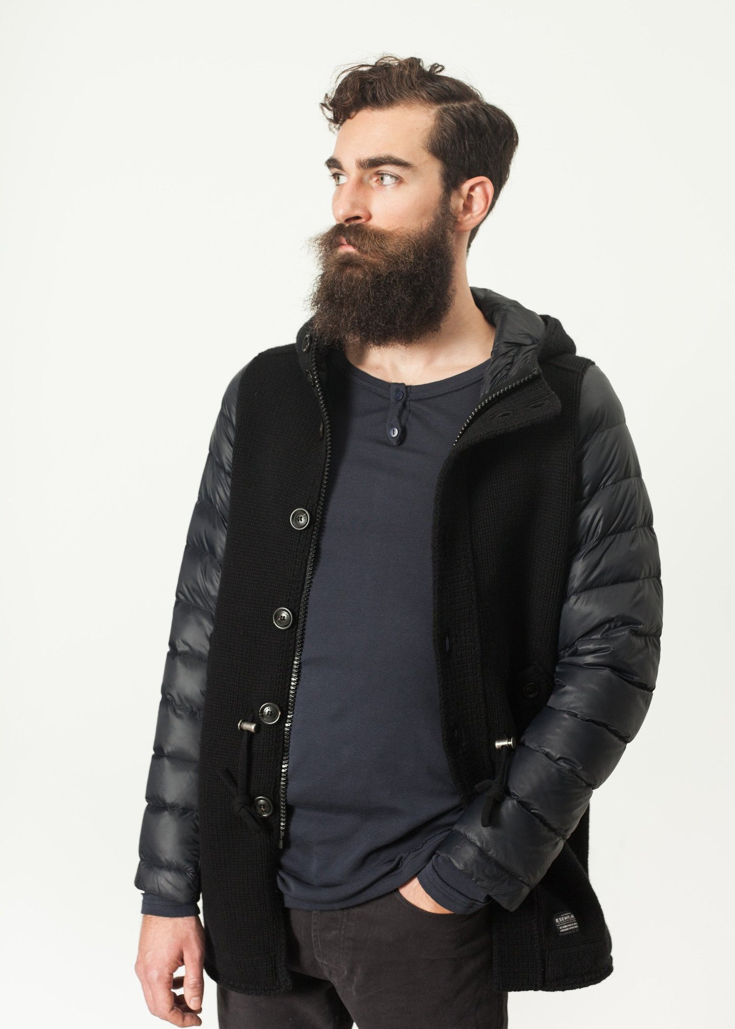 Hooded Parka in Black - annaclothes