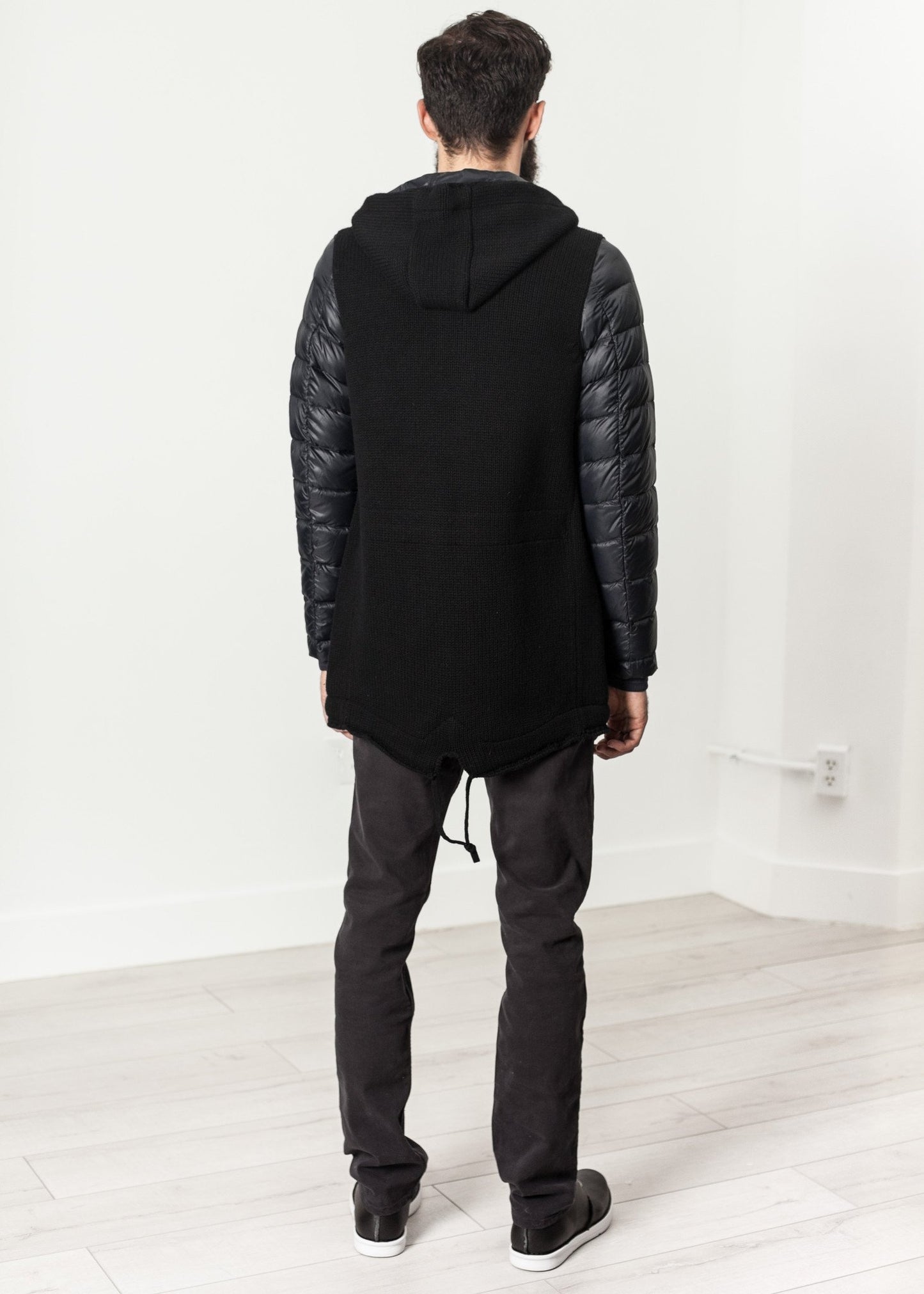 Hooded Parka in Black - annaclothes