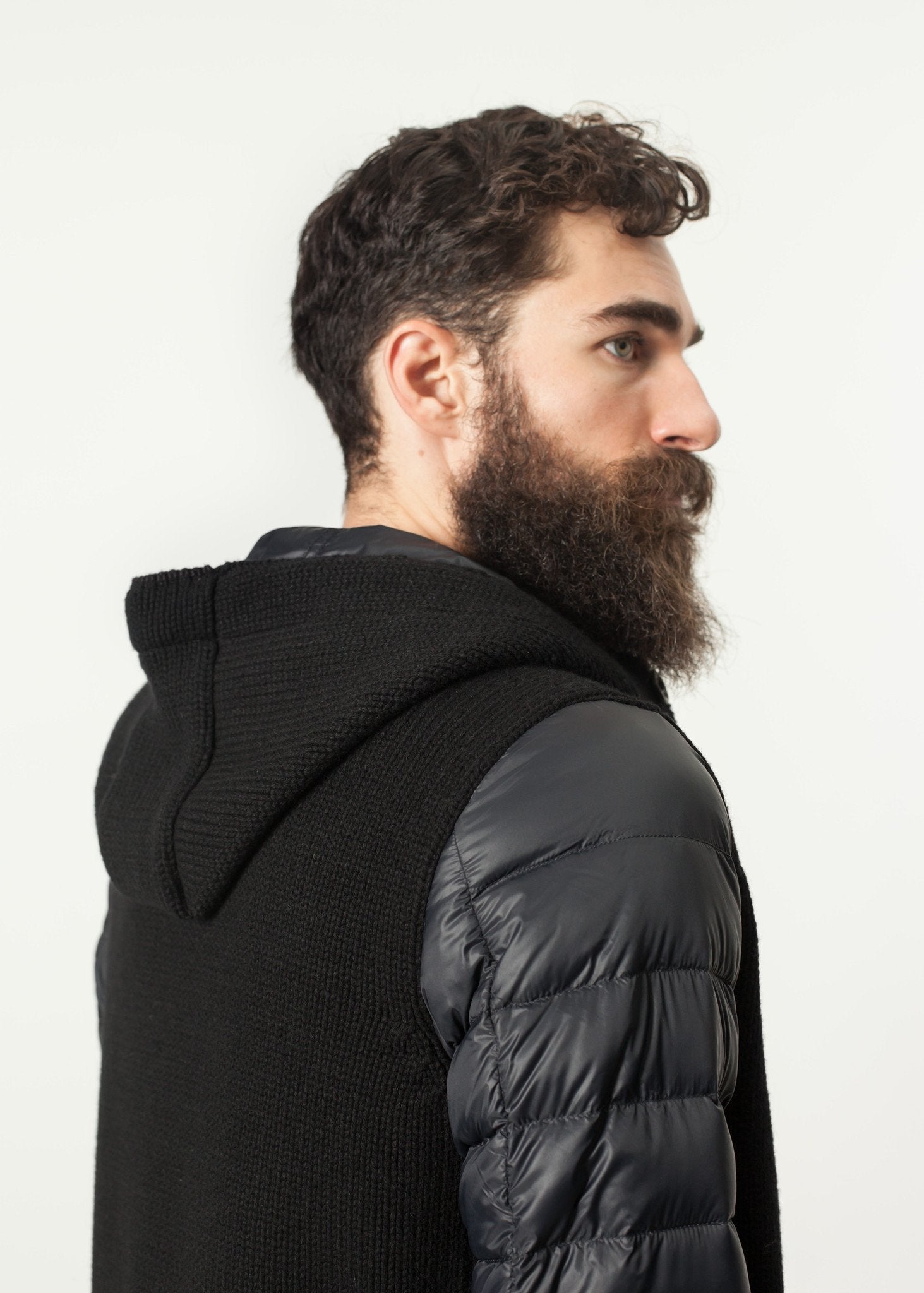 Hooded Parka in Black - annaclothes