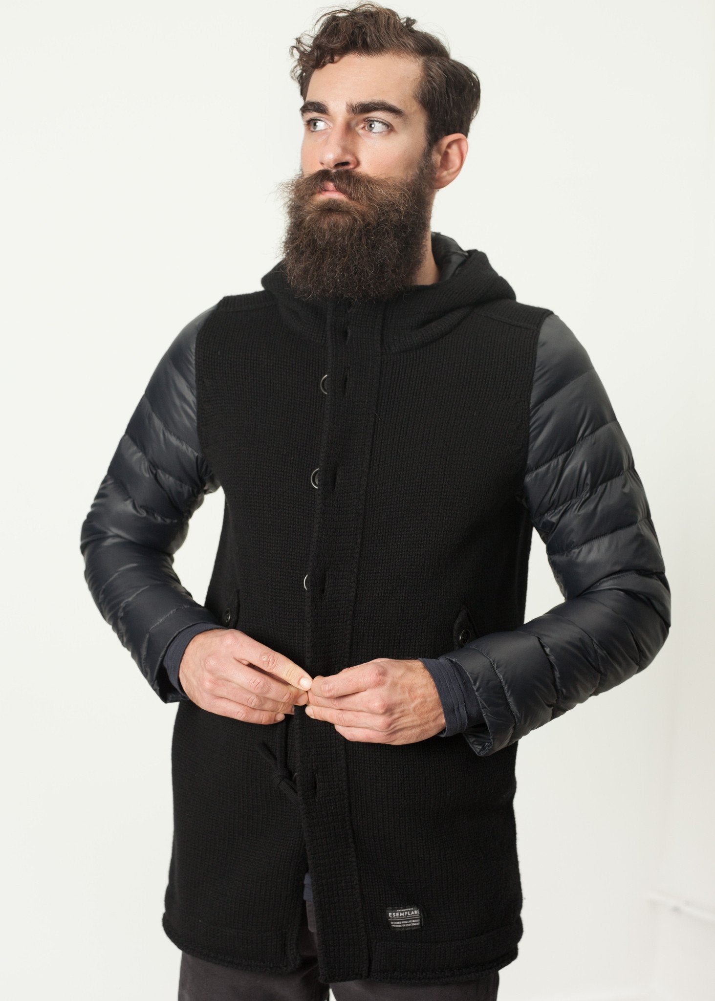 Hooded Parka in Black - annaclothes