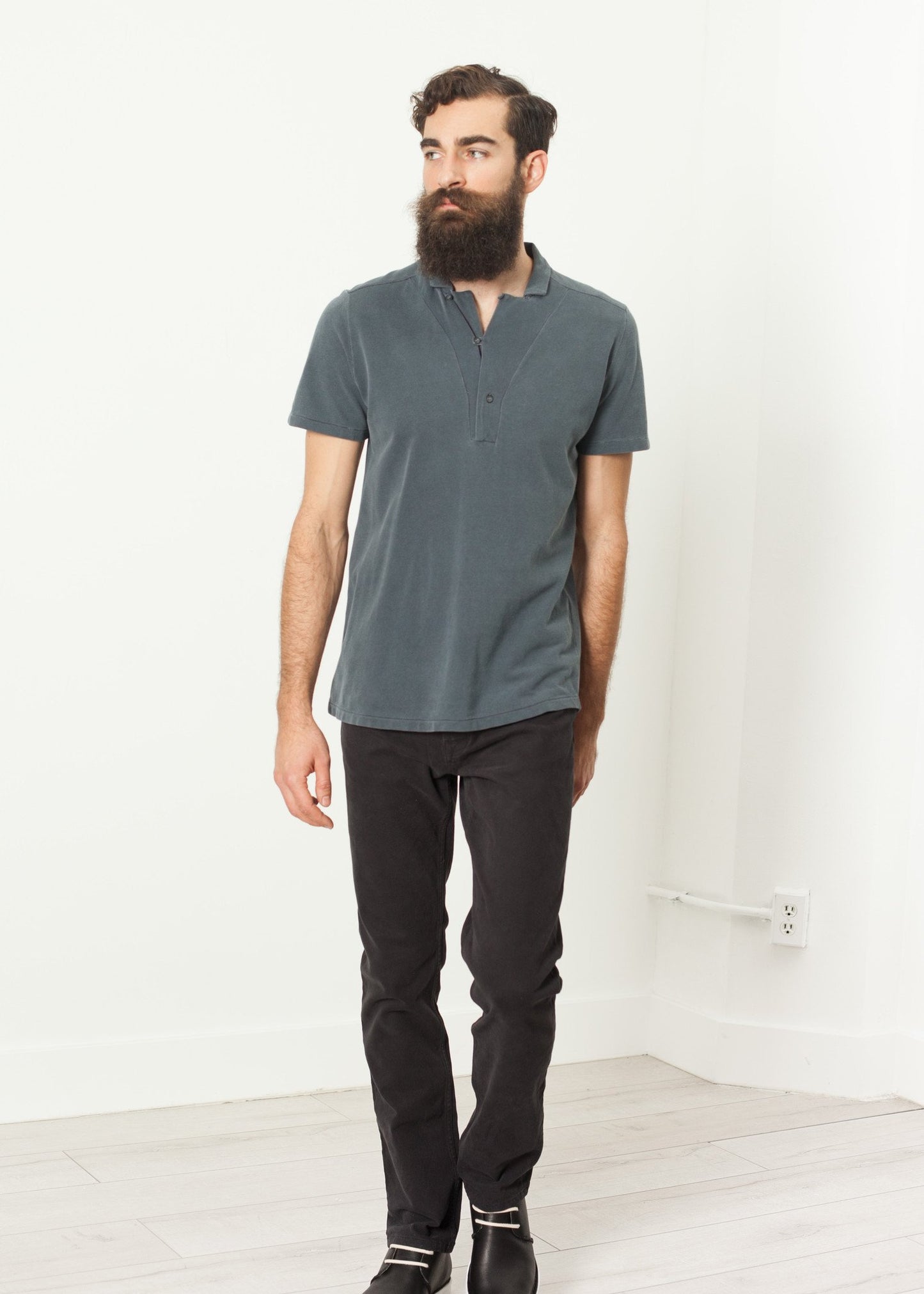 Lio Shirt in Grey - annaclothes