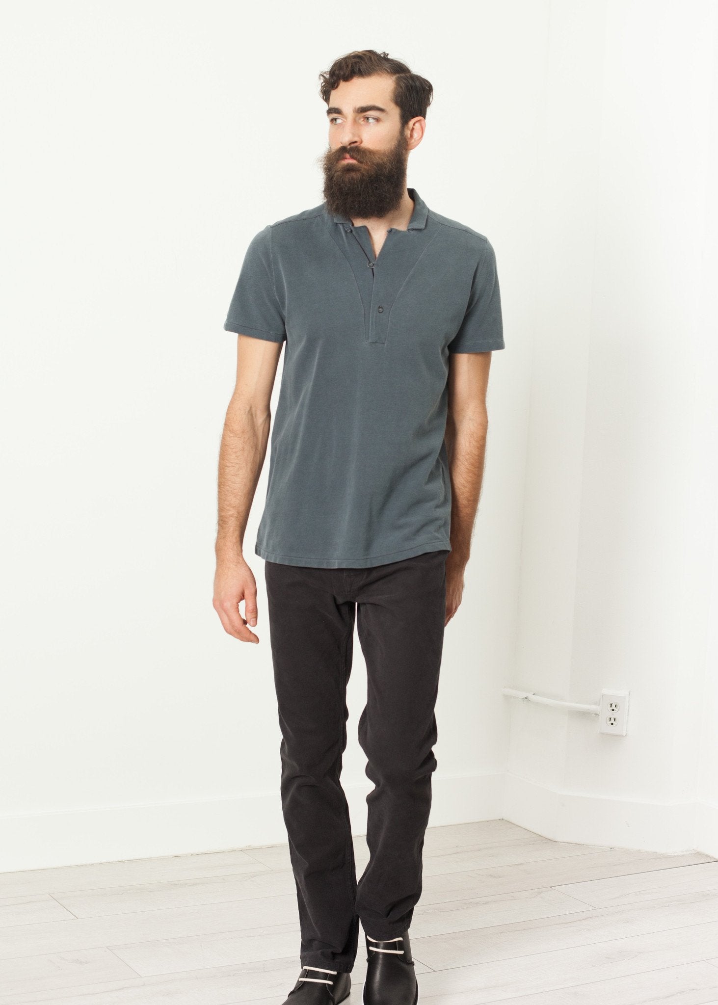 Lio Shirt in Grey - annaclothes