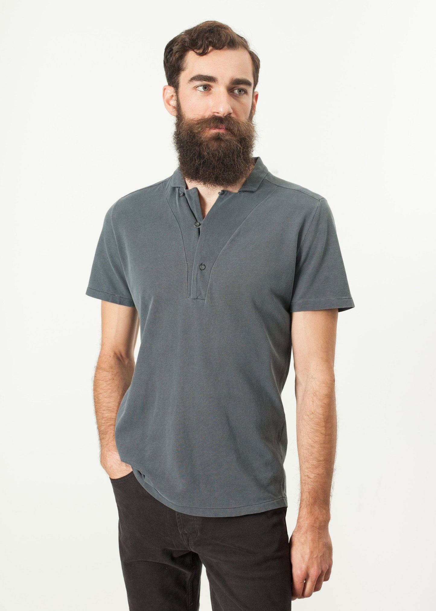Lio Shirt in Grey - annaclothes