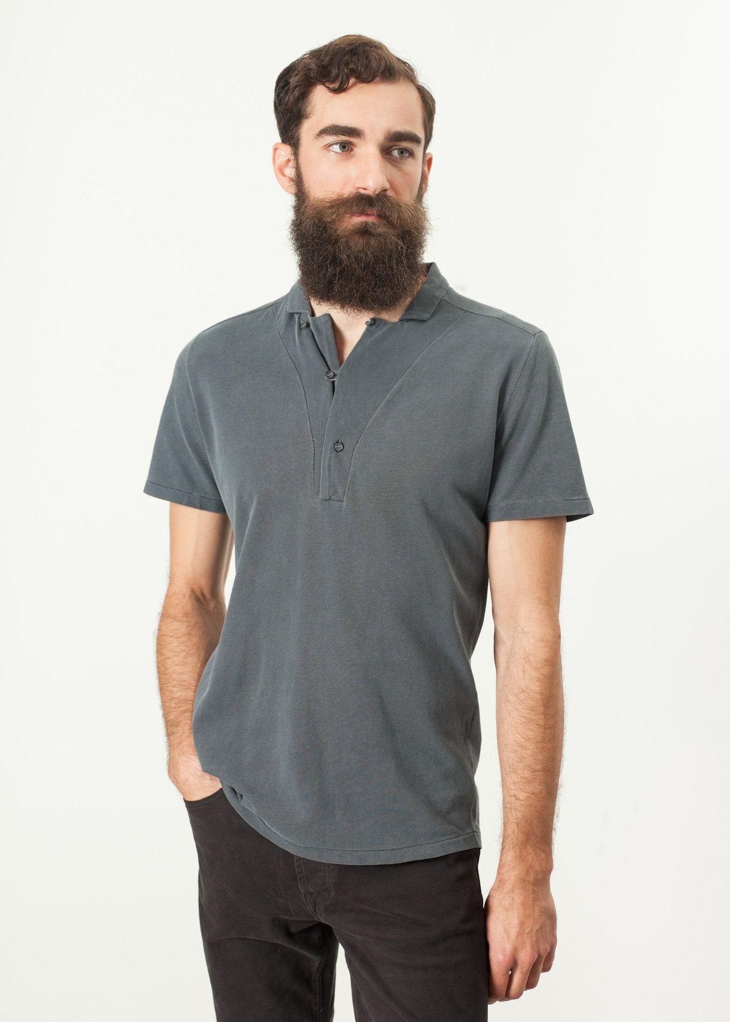 Lio Shirt in Grey - annaclothes