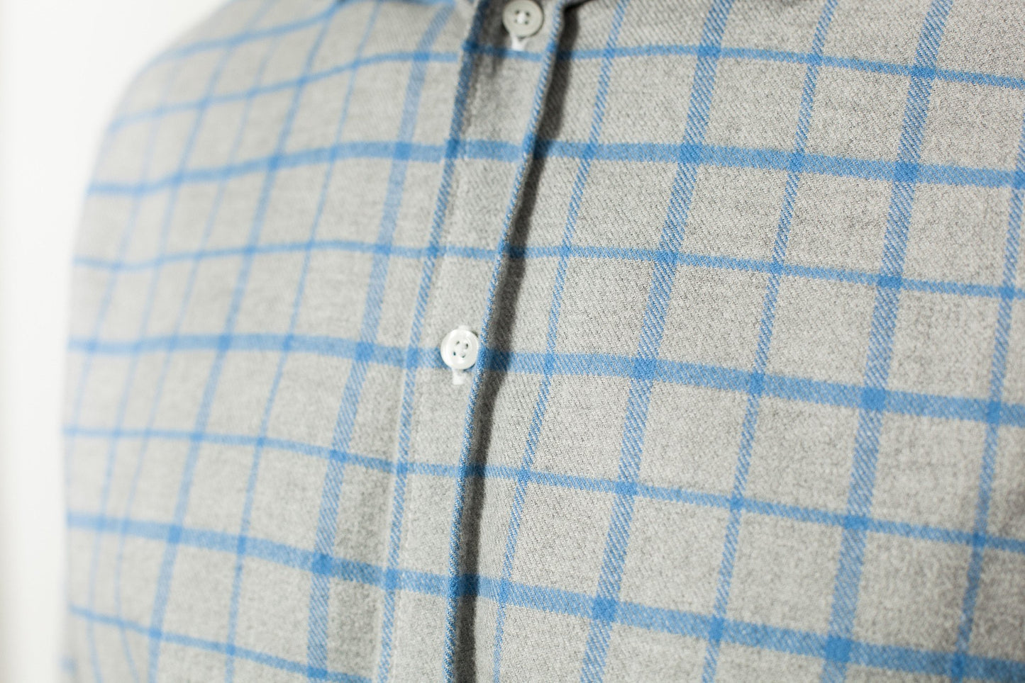 Paul Shirt in Grey Flannel - annaclothes