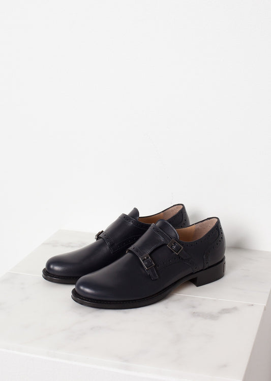 Buckle Shoe in Navy - annaclothes