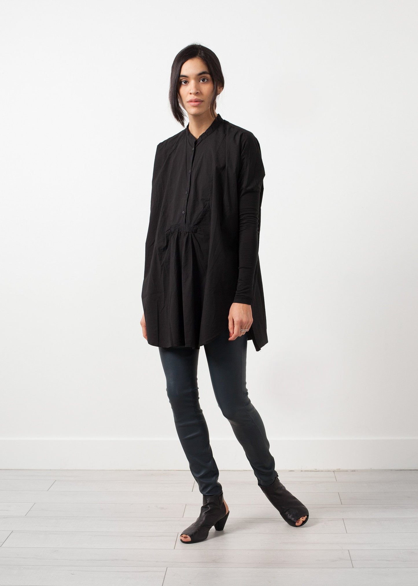 Oversized Bibbed Blouse - annaclothes