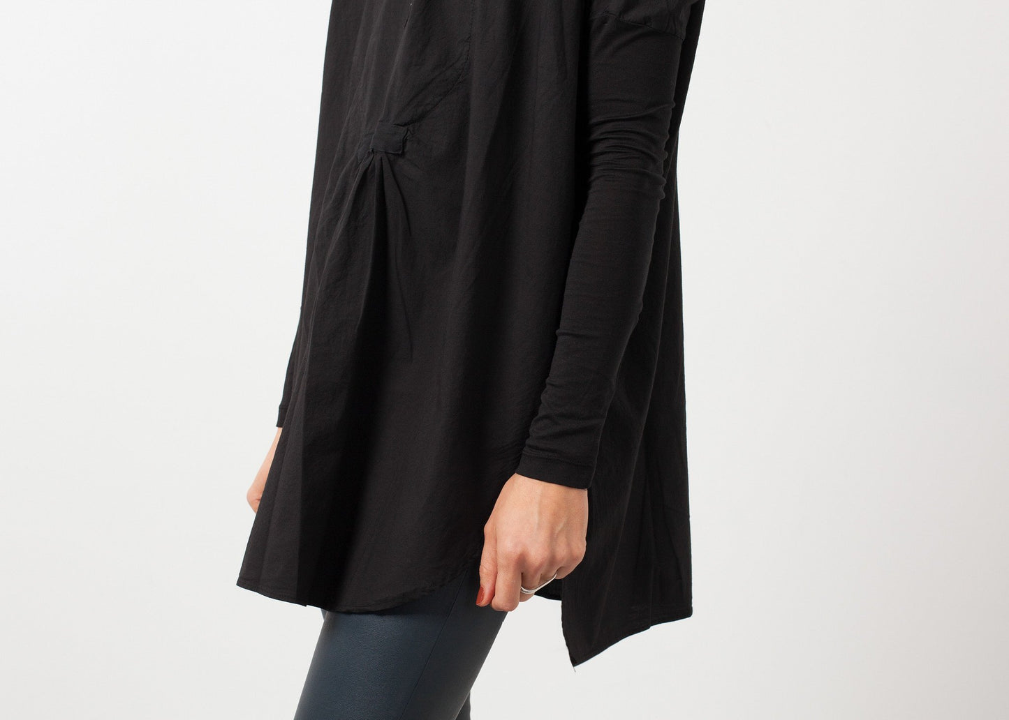 Oversized Bibbed Blouse - annaclothes
