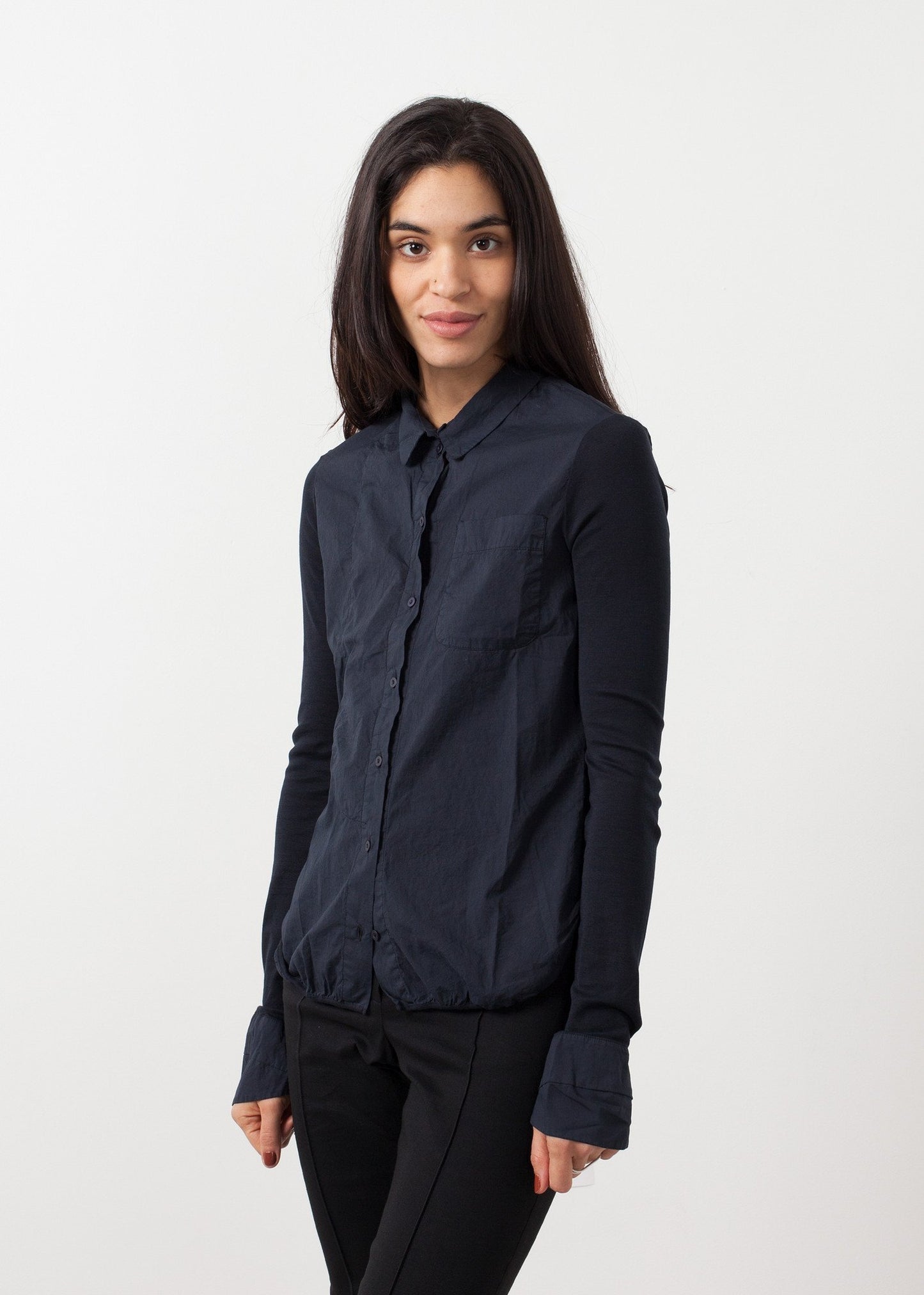 Soft Sleeve Button Up - annaclothes