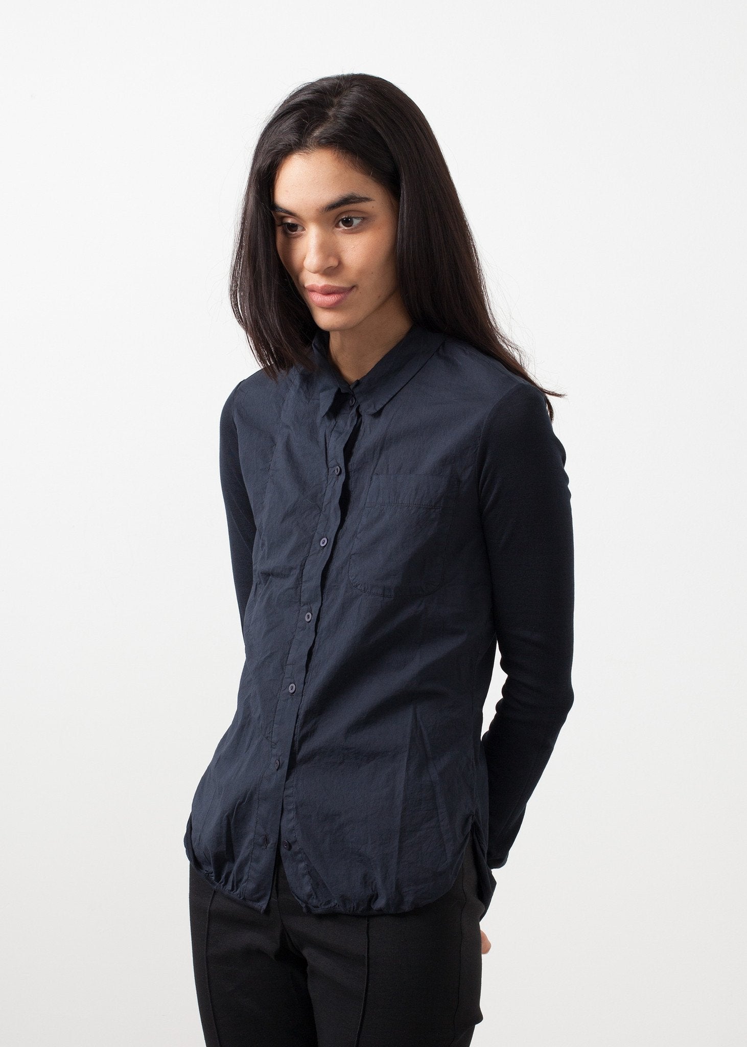 Soft Sleeve Button Up - annaclothes