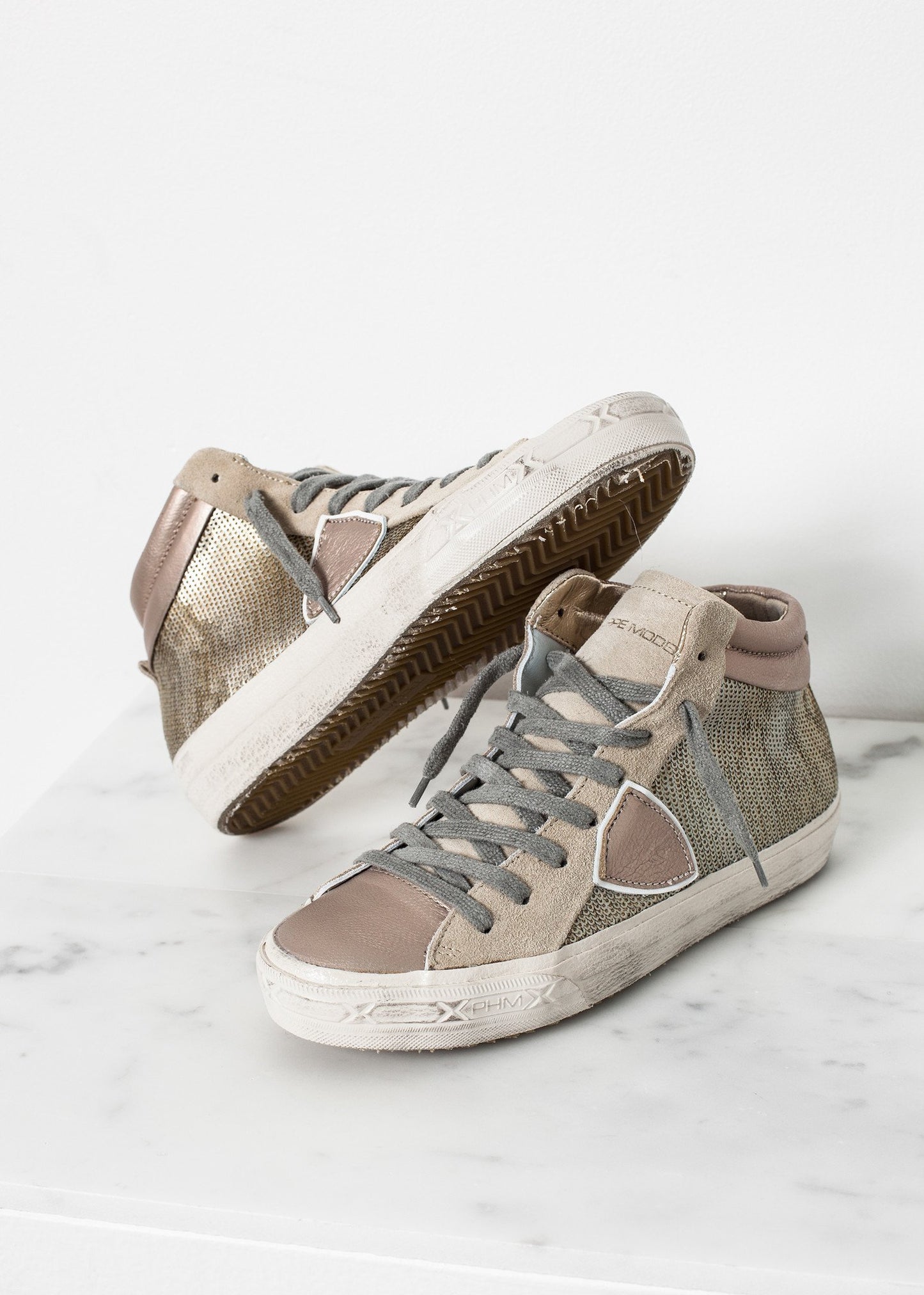 Sequin High Top Sneaker - annaclothes