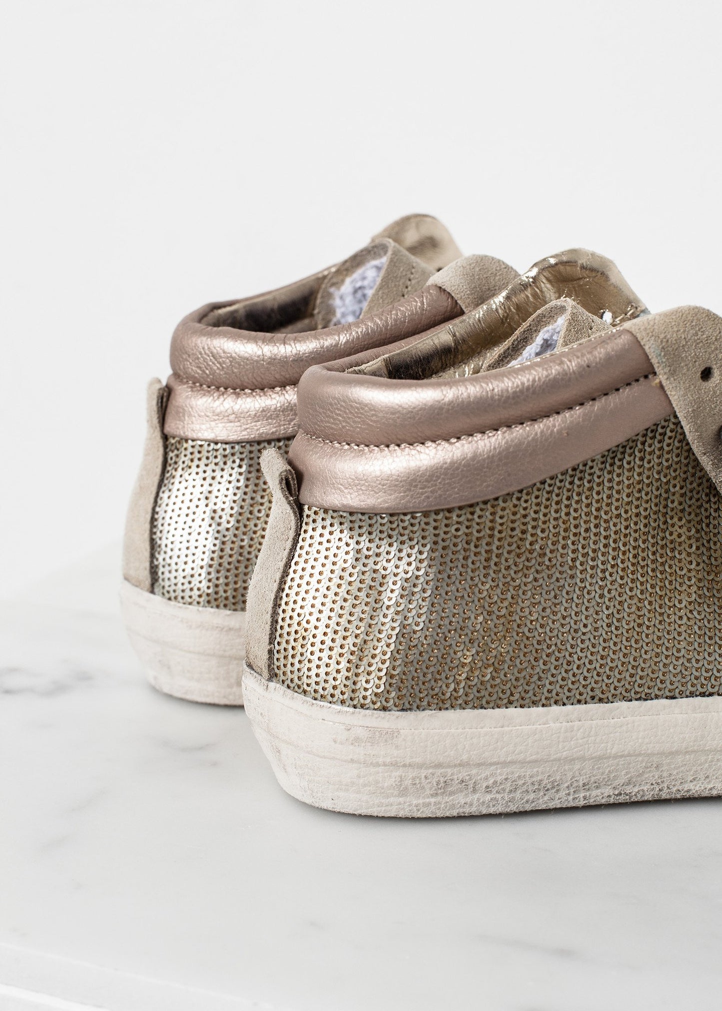 Sequin High Top Sneaker - annaclothes