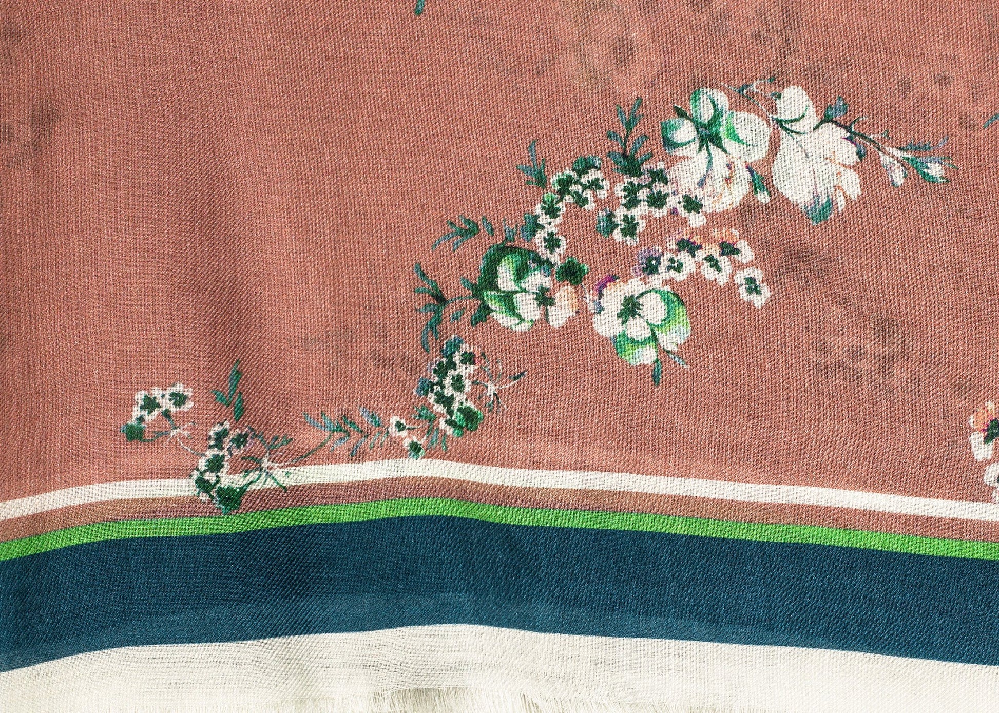 Floral Cashmere Scarf - annaclothes