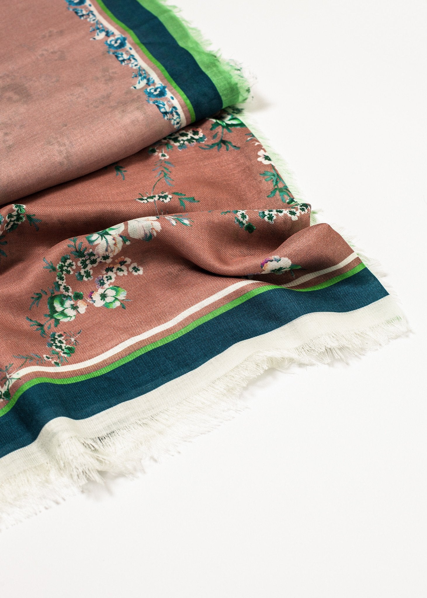 Floral Cashmere Scarf - annaclothes