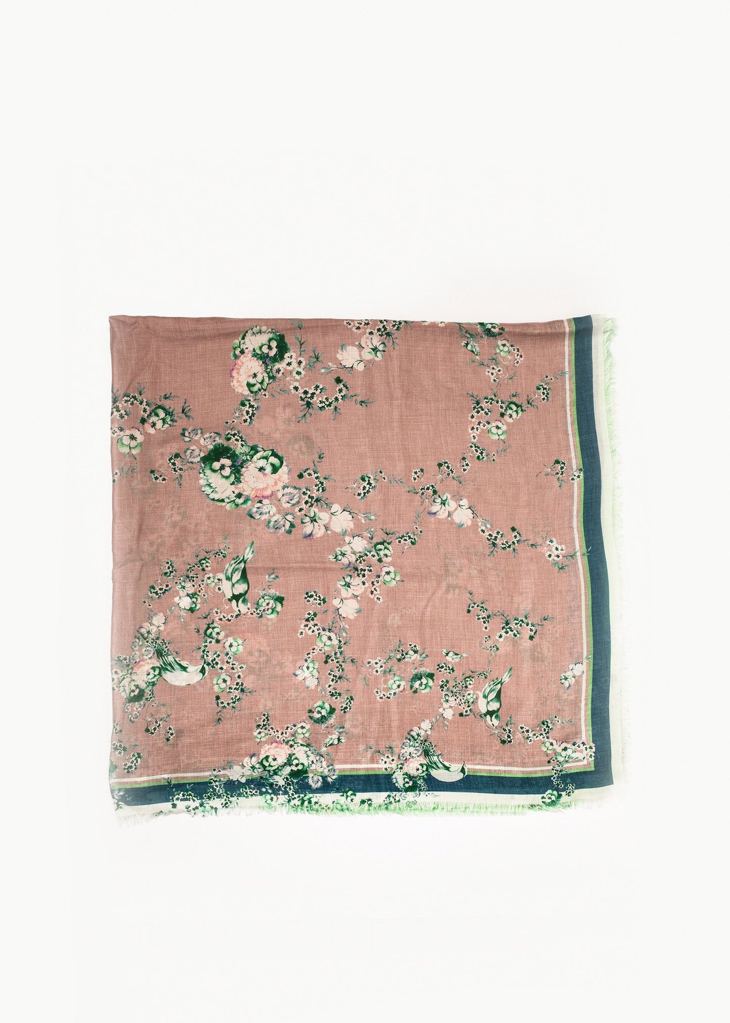 Floral Cashmere Scarf - annaclothes