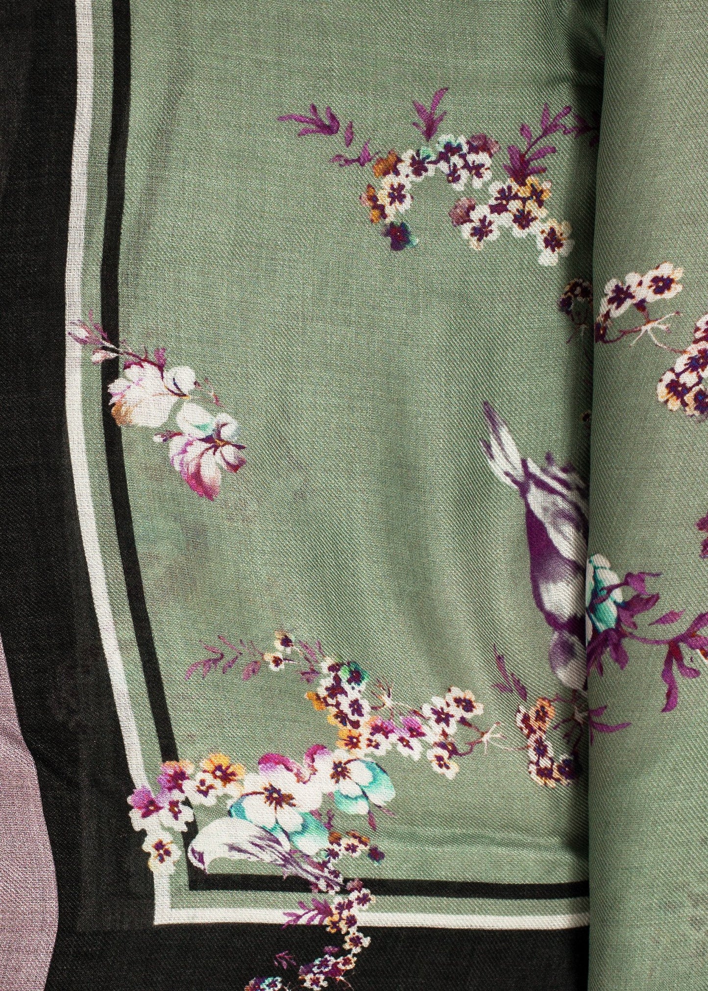 Floral Cashmere Scarf - annaclothes