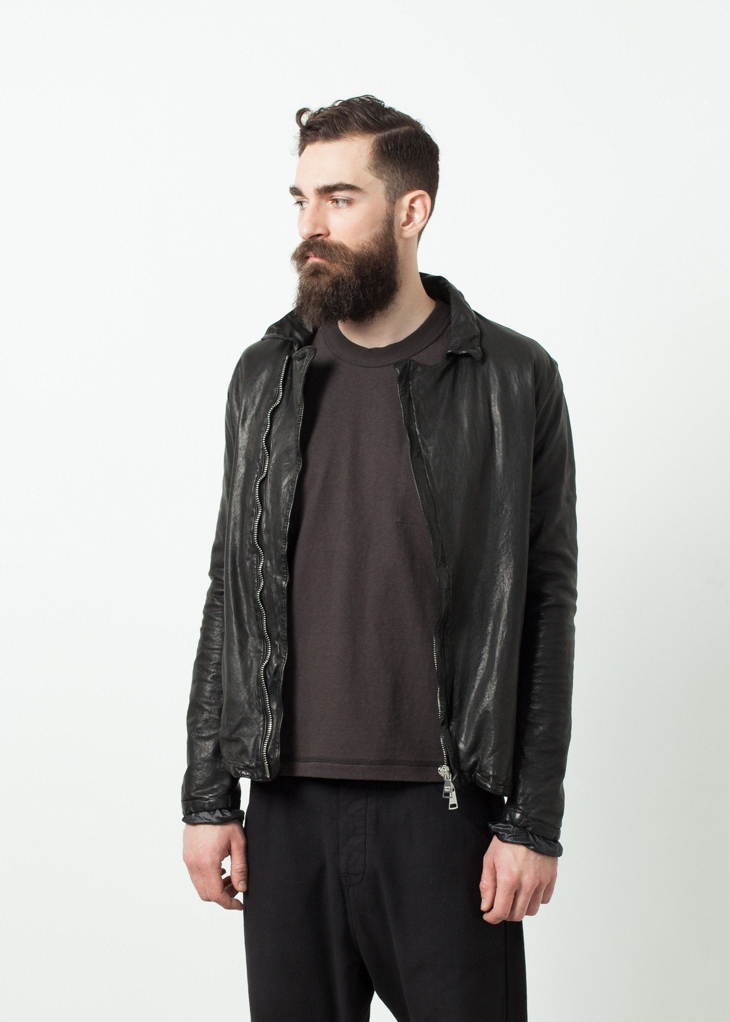 Distressed Motorcycle Jacket - annaclothes