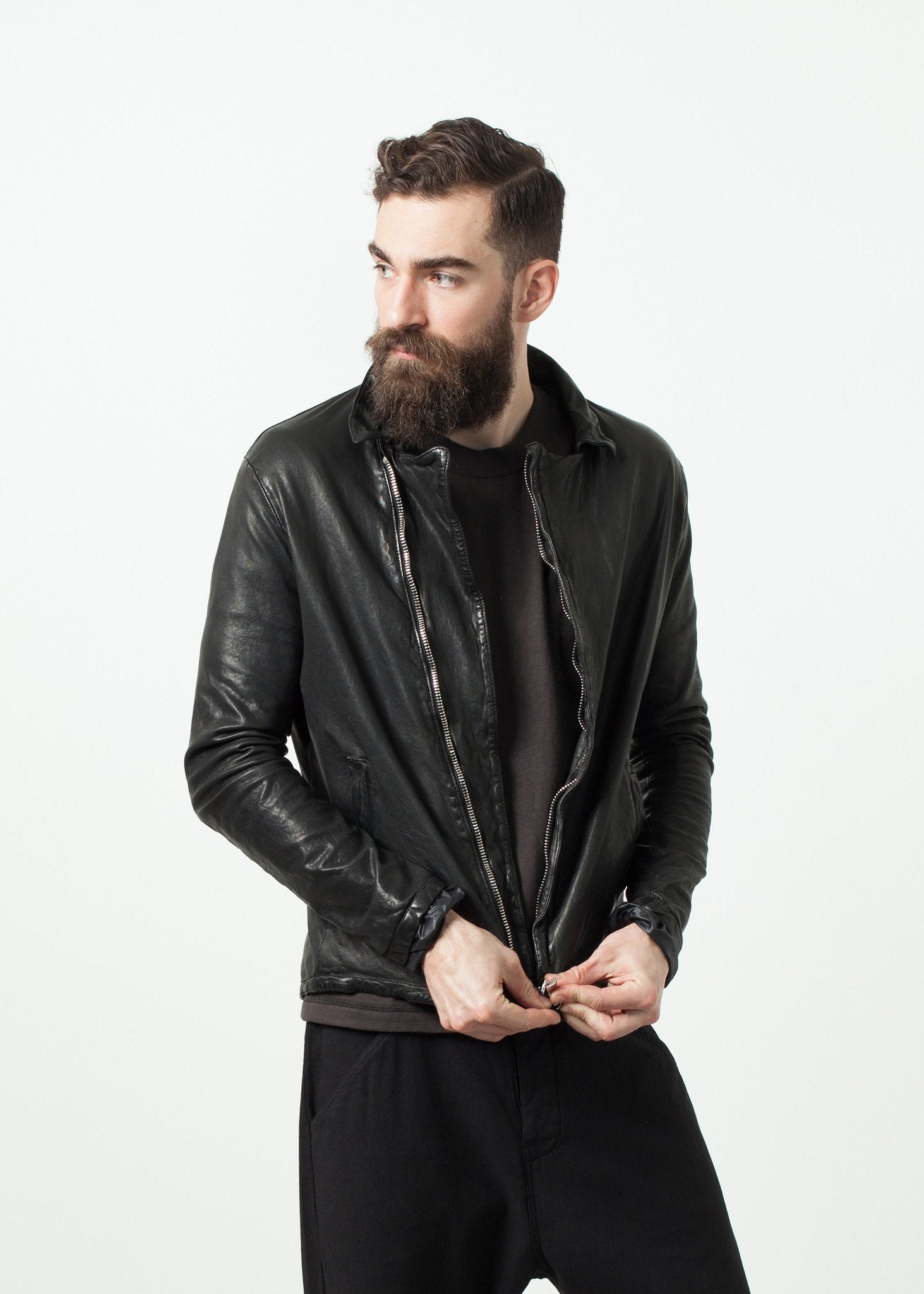 Distressed Motorcycle Jacket - annaclothes