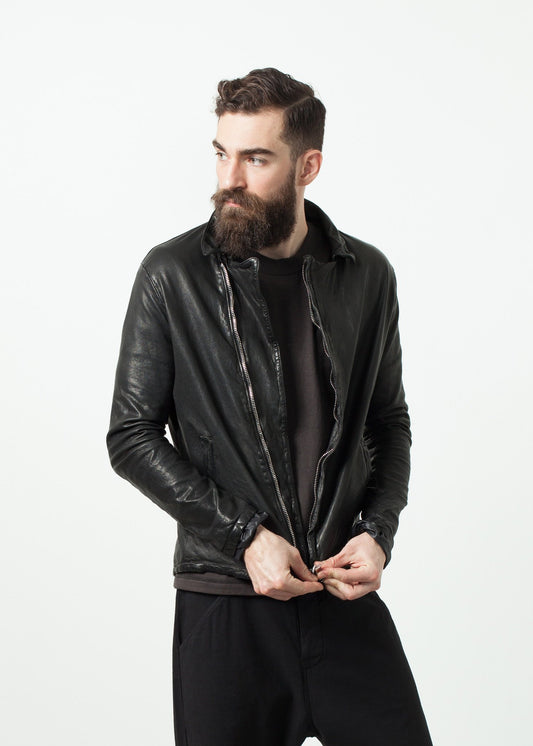 Distressed Motorcycle Jacket - annaclothes
